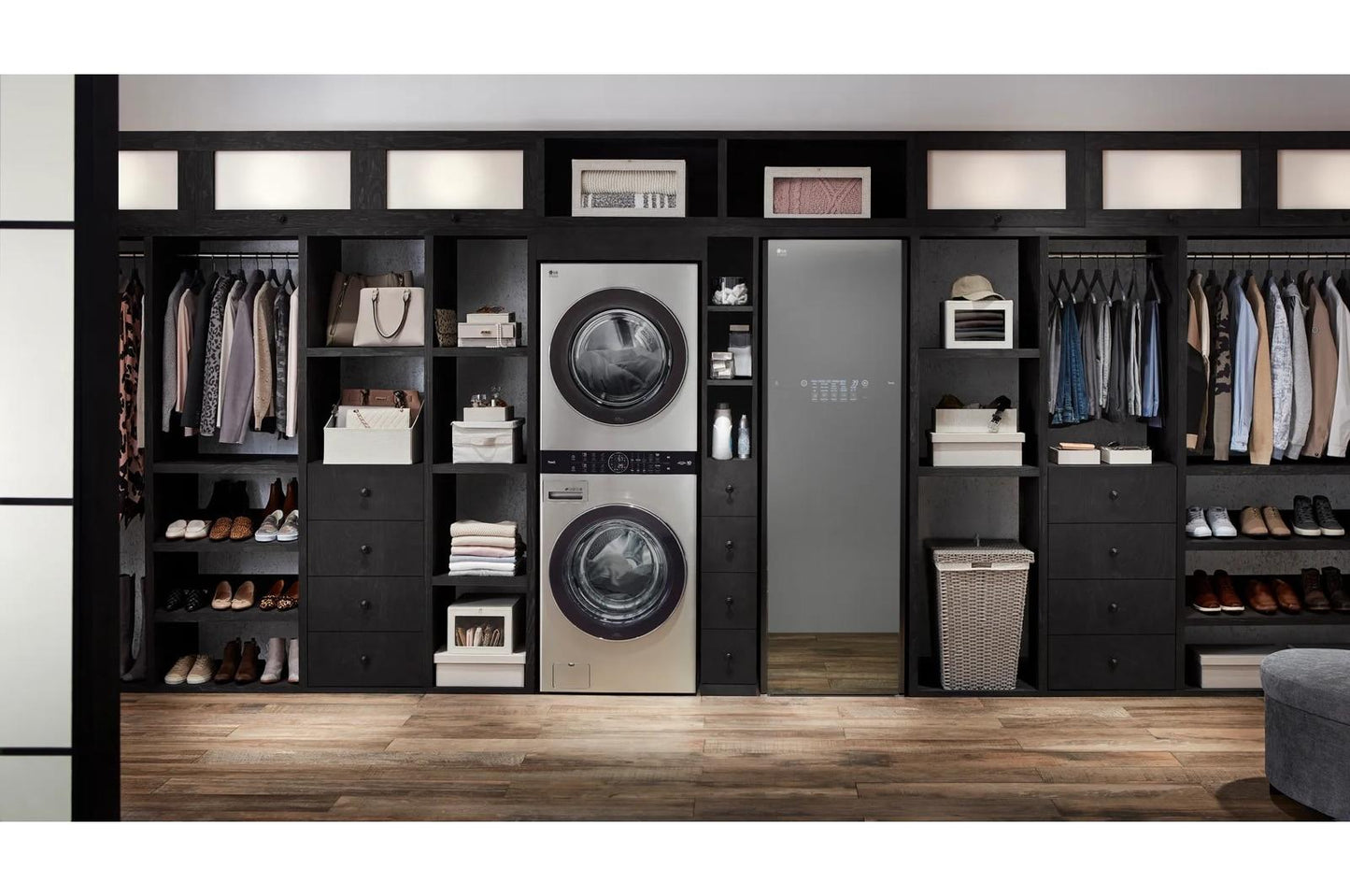 LG SWWG50N3 LG Studio Washtower Smart Front Load 5.0 Cu. Ft. Washer and 7.4...