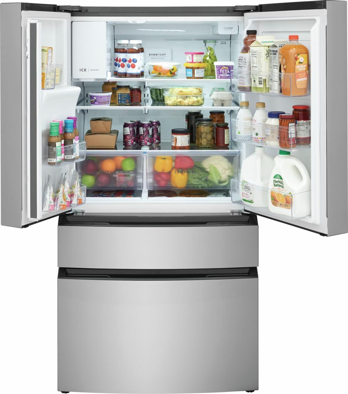 FRIGIDAIRE FRMS2733AV Frigidaire 26 Cu. Ft. Standard-depth 4-door French Door Refrigerator