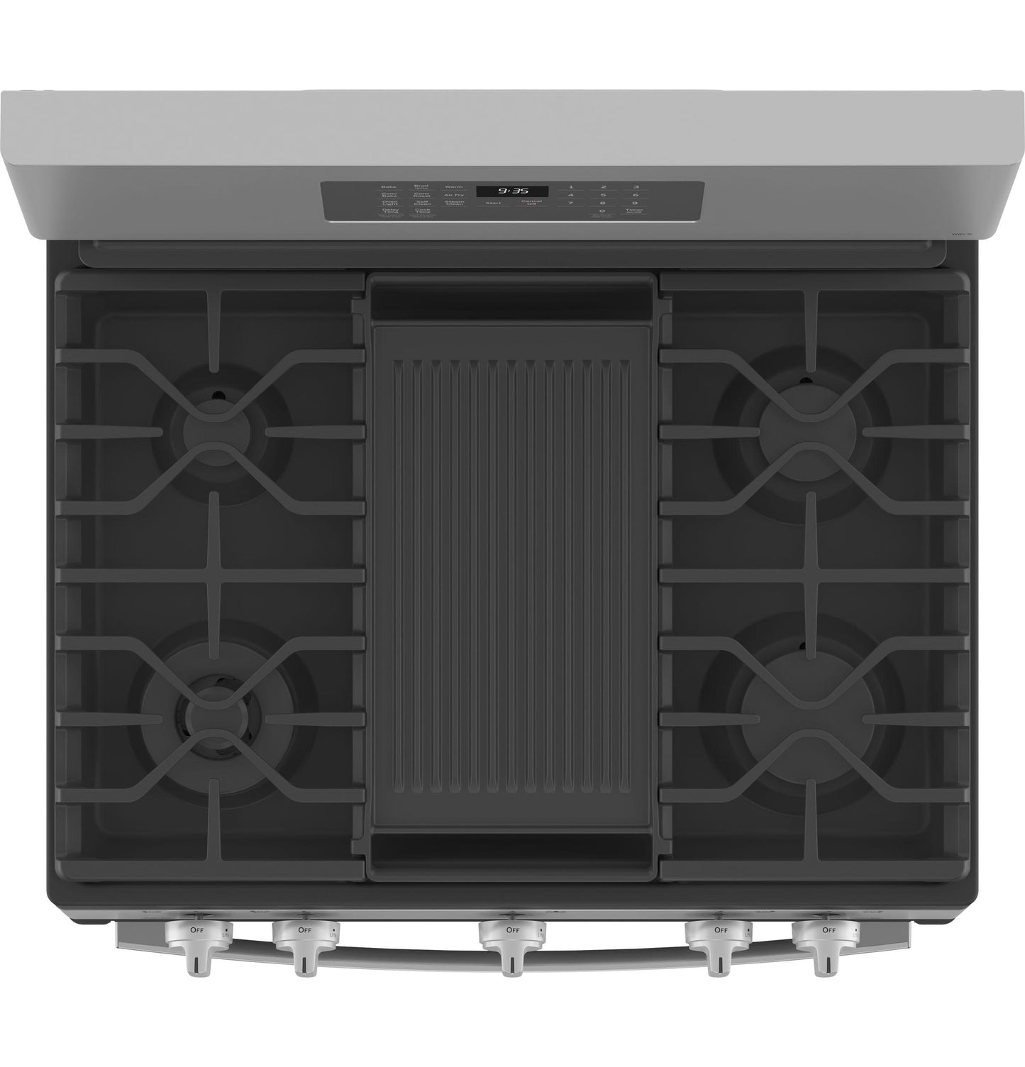 GE APPLIANCES PGB935YPFS GE Profile Smart 30"" Free-standing Self Clean Gas Fingerprint R...