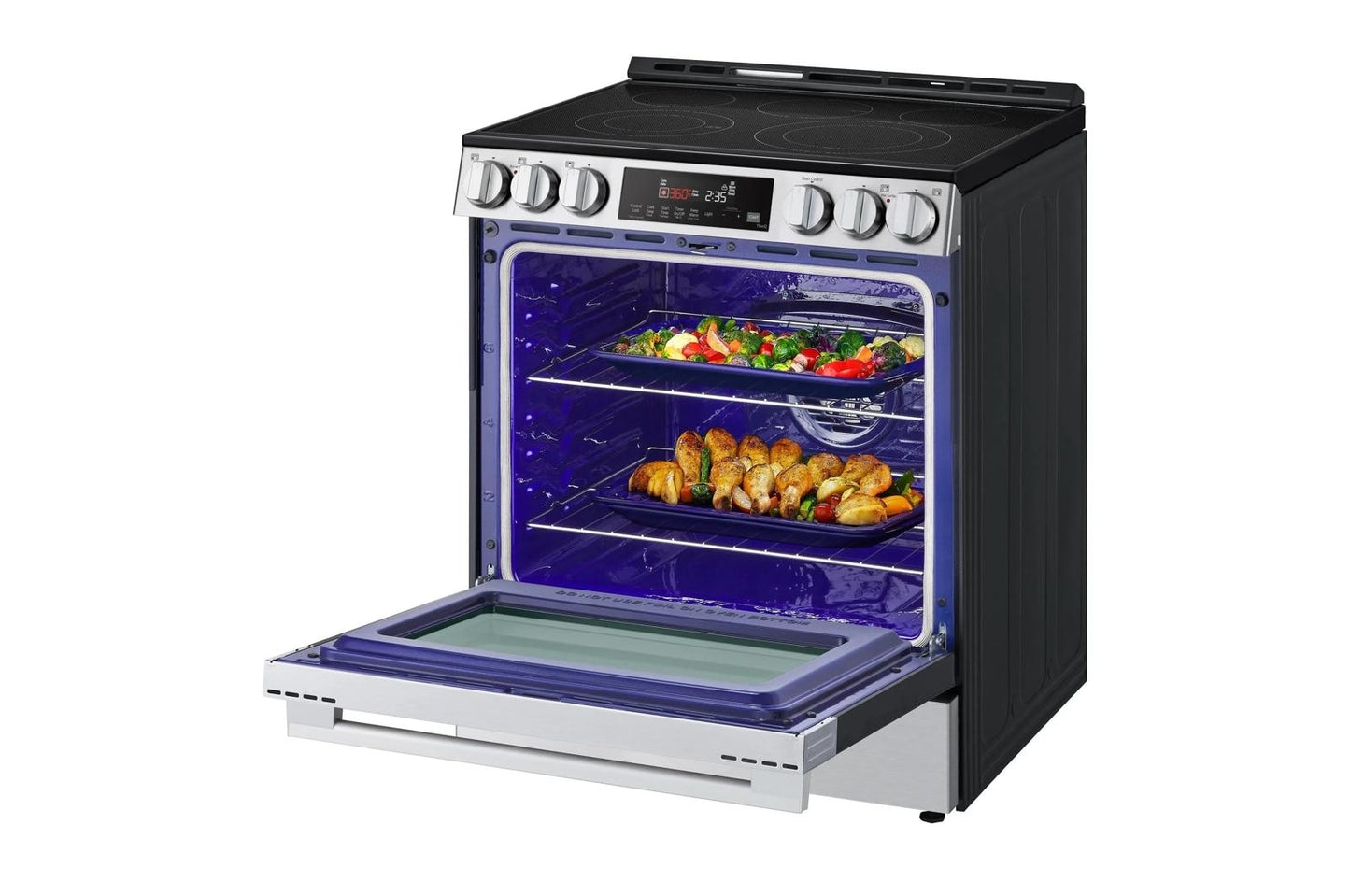 LG LSEL6333XE 6.3 Cu Ft. Smart Electric Slide-in Range With Air Fry & Easyclean