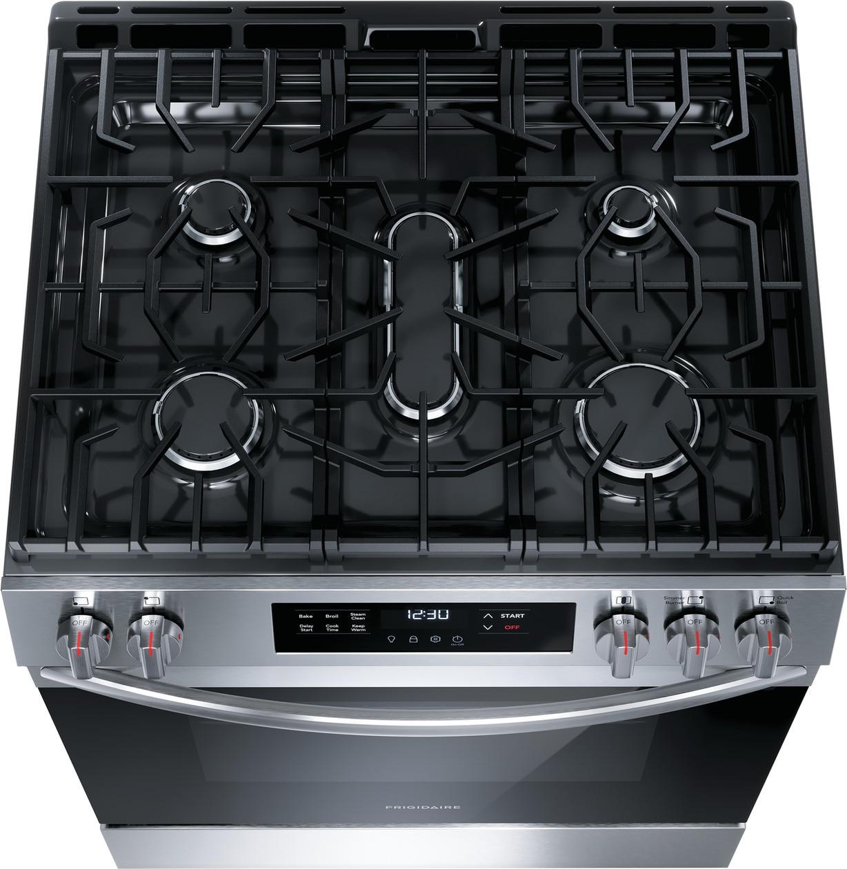 FRIGIDAIRE FCFG3062AS Frigidaire 30"" Front Control Gas Range With Quick Boil