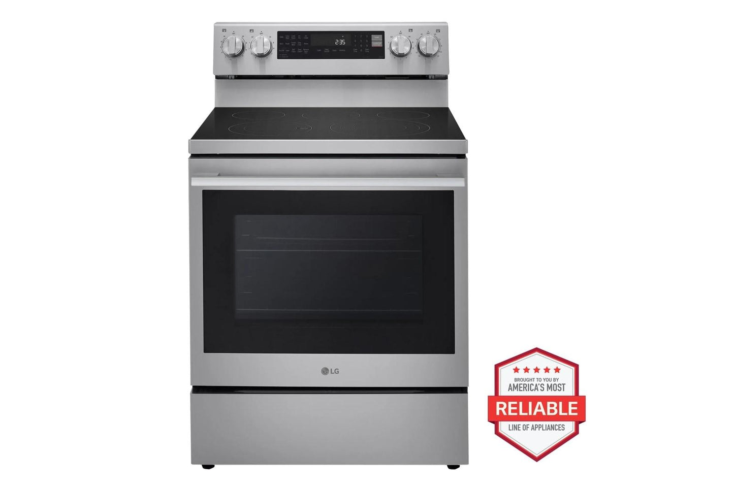 LG LREN6325XE 6.3 Cu. Ft. Smart Wi-fi Enabled Probake Convection Electric RANG...