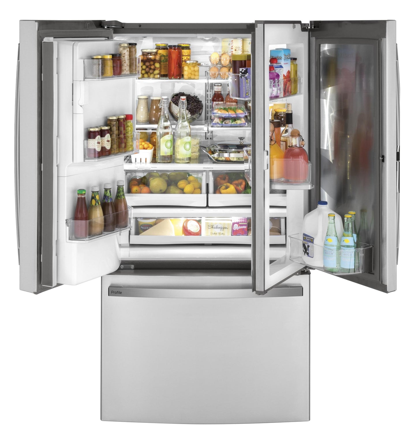 GE APPLIANCES PYD22KYNFS GE Profile Series 22.1 Cu. Ft. Counter-depth French-door REFRIG...