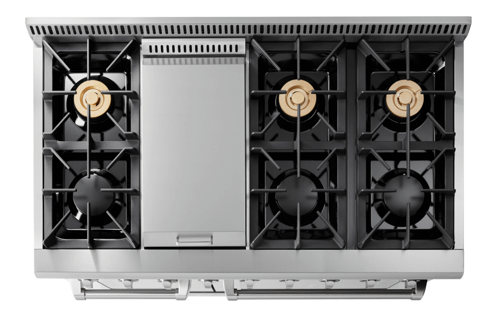 THOR KITCHEN HRG4808U Hrg4808u 48"" 6 Burner Stainless Steel Professional Gas Range