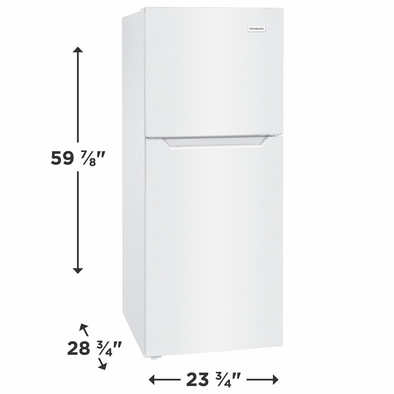 FRIGIDAIRE FFET1222UW 11.6 Cu. Ft. Top Freezer Apartment-size Refrigerator