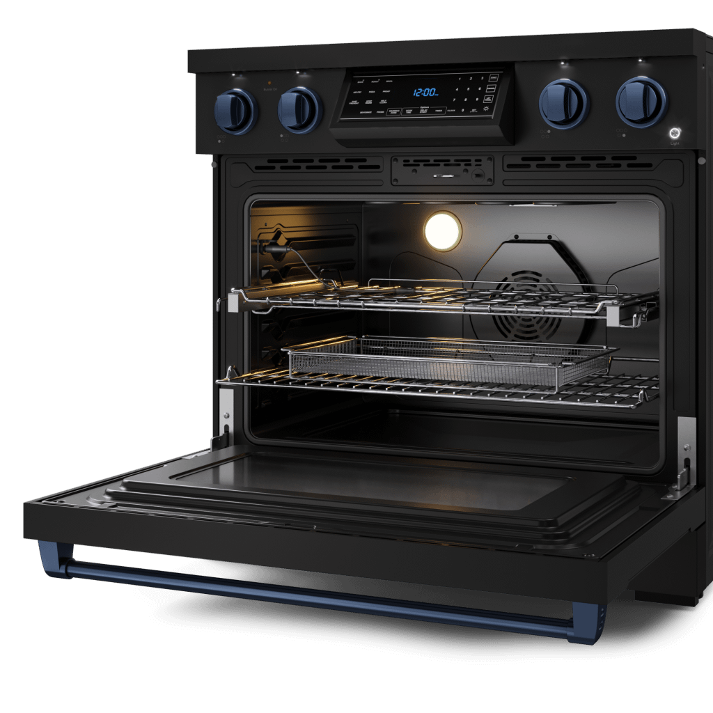 THOR KITCHEN RSE36BBLU 36 Inch Professional Electric Range With Tilt Panel Touch Control I...