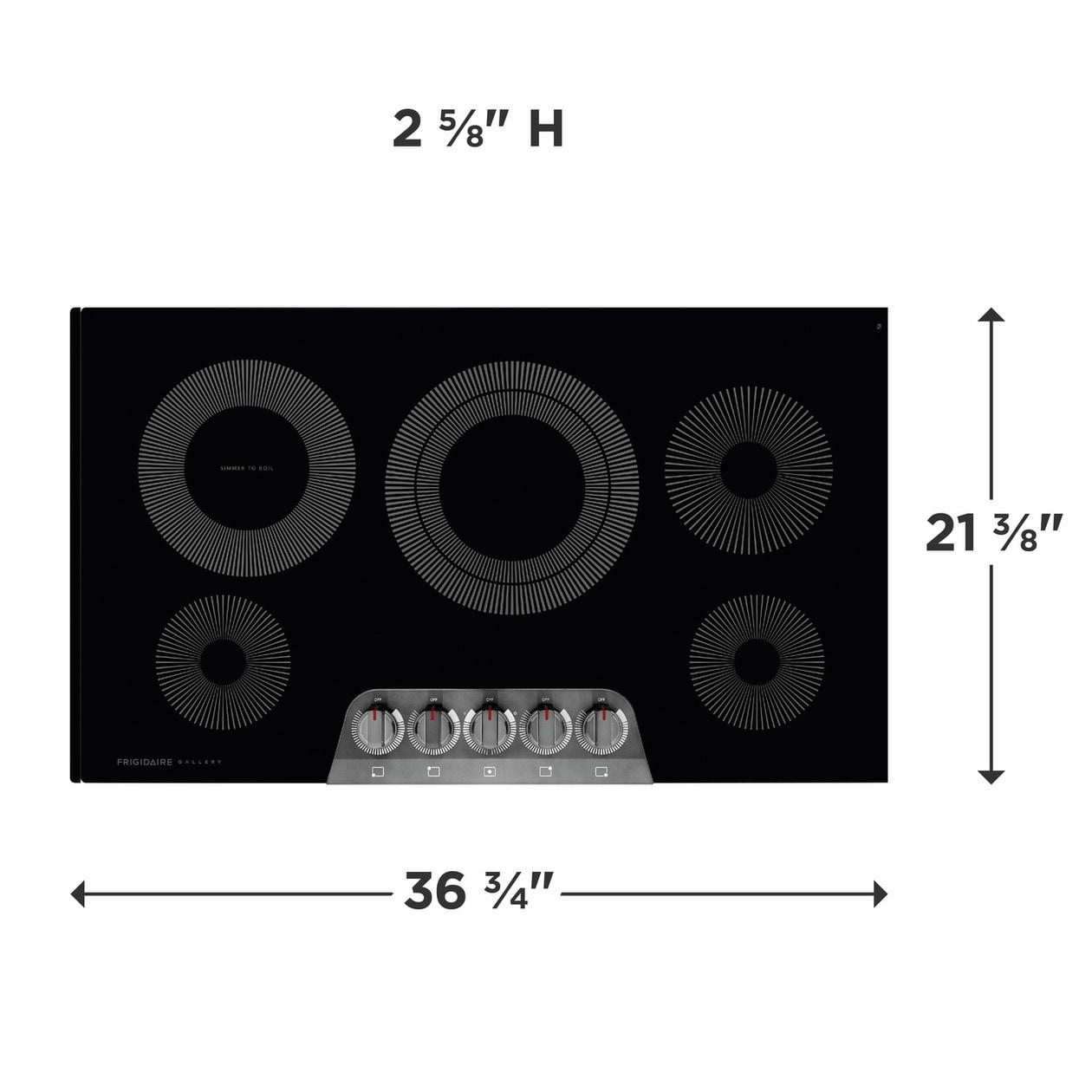 FRIGIDAIRE GCCE3670AD Frigidaire Gallery 36"" Electric Cooktop