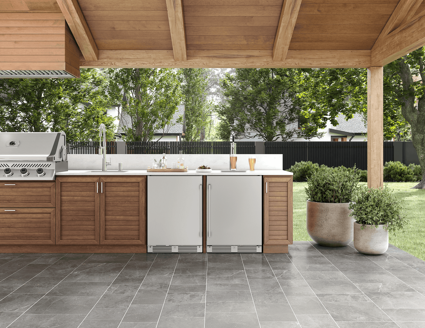 ZEPHYR PRR24C01ASOD Zephyr 24"" Outdoor Refrigerator