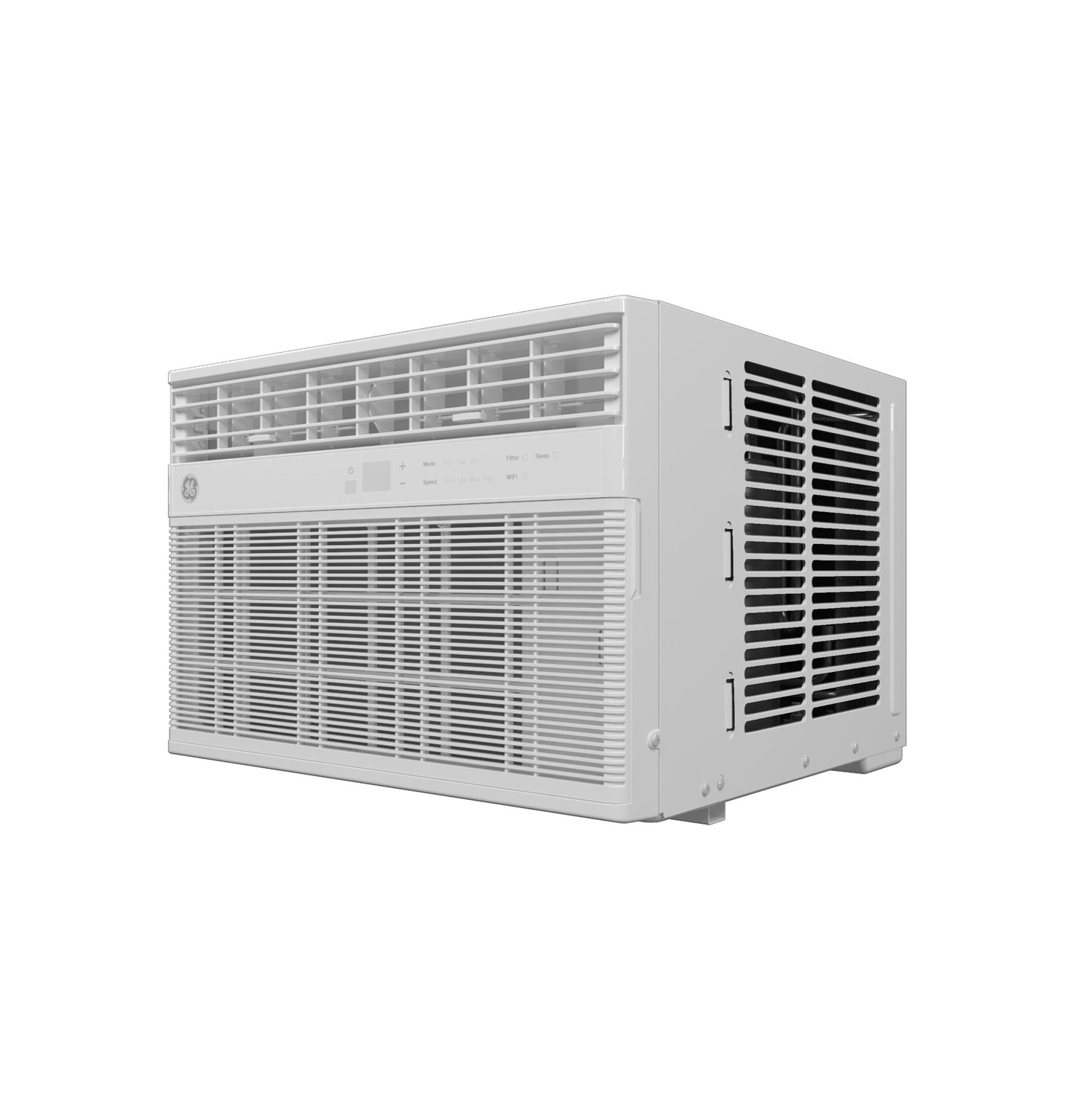 GE APPLIANCES AWCS12WWF Ge 12,000 BTU Smart Electronic Window Air Conditioner for Large ...