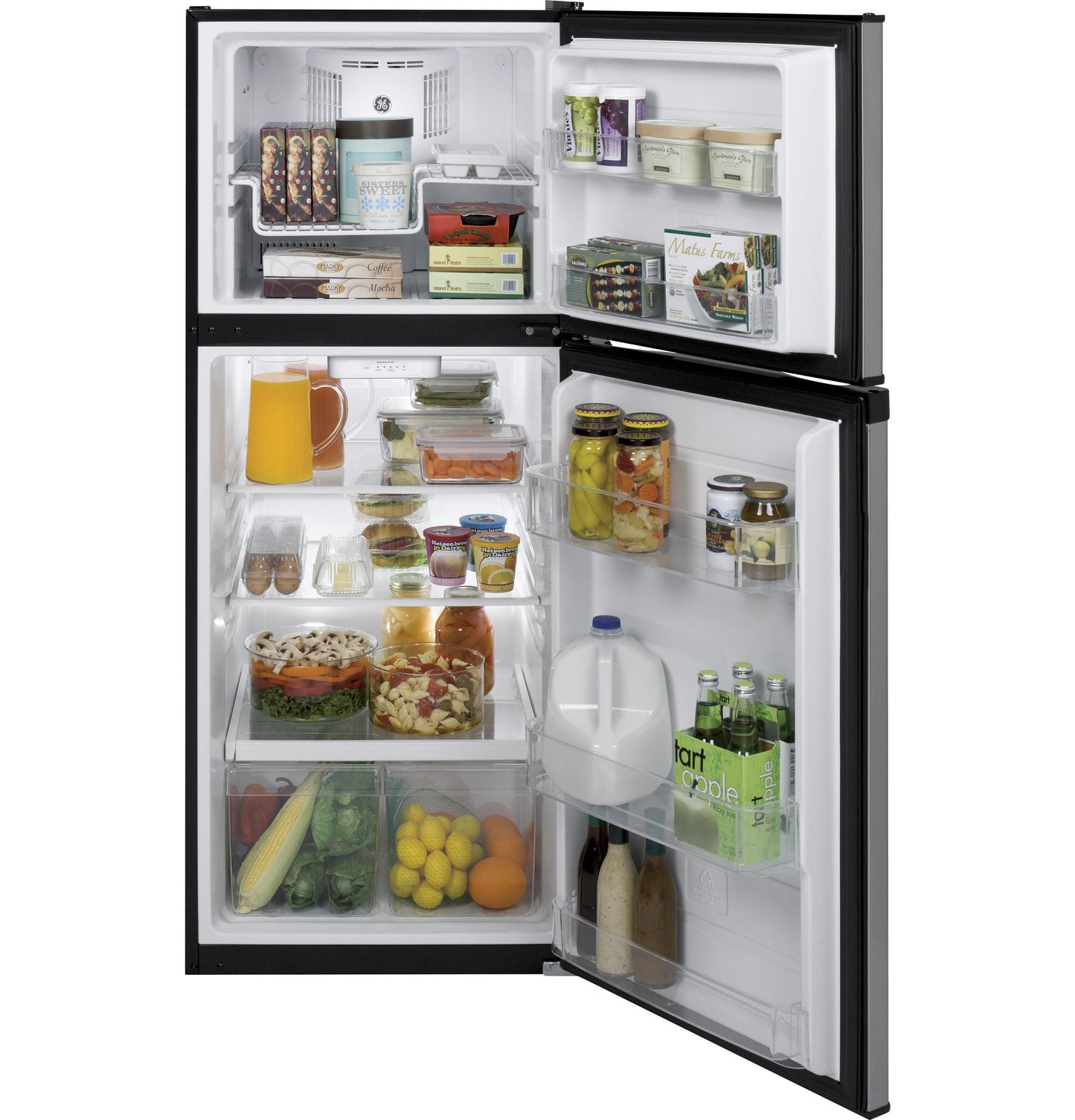 GE APPLIANCES GPE12FSKSB Ge Series Energy Star 11.6 Cu. Ft. Top-freezer Refrigerator