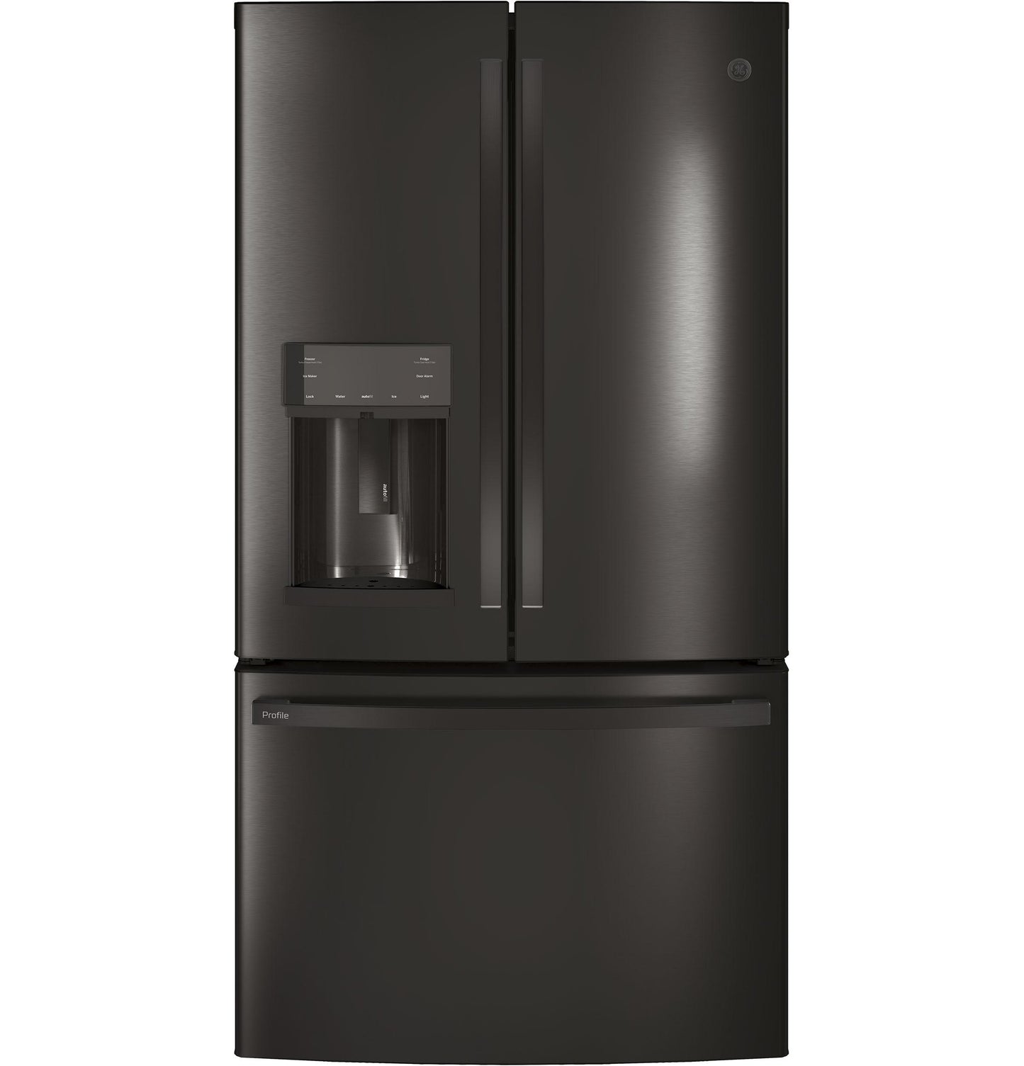 GE APPLIANCES PFE28KBLTS GE Profile Series Energy Star 27.8 Cu. Ft. French-door REFRIGERA...