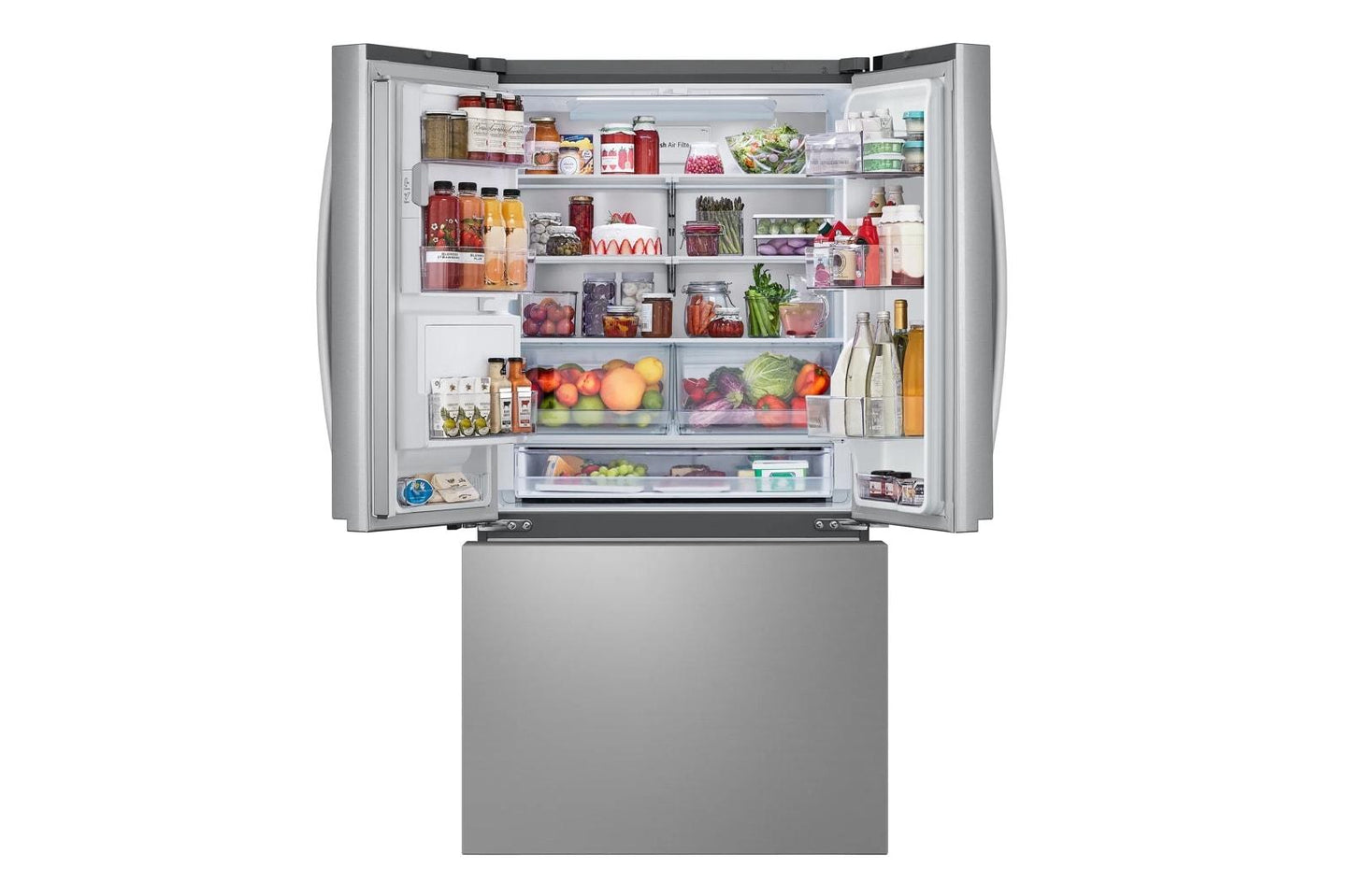 LG LRRXC2606S 26 Cu. Ft. Counter-depth Max, French Door Refrigerator, With CR...