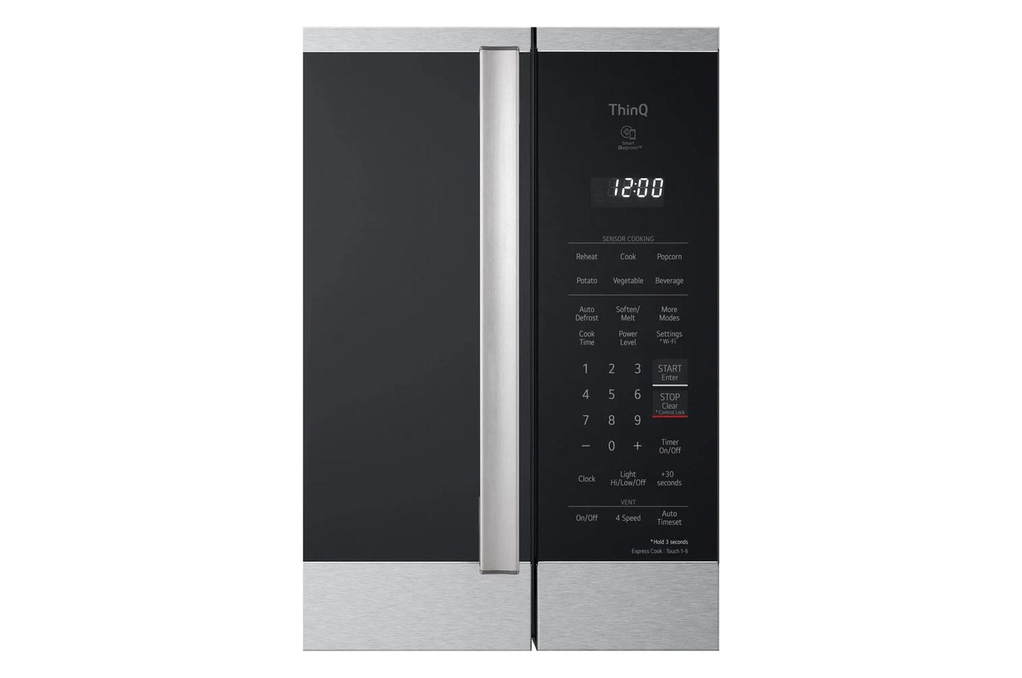 LG MVEL2125X 2.1 Cu. Ft. Smart Over-the-range Microwave Oven With EXTENDAVENT...