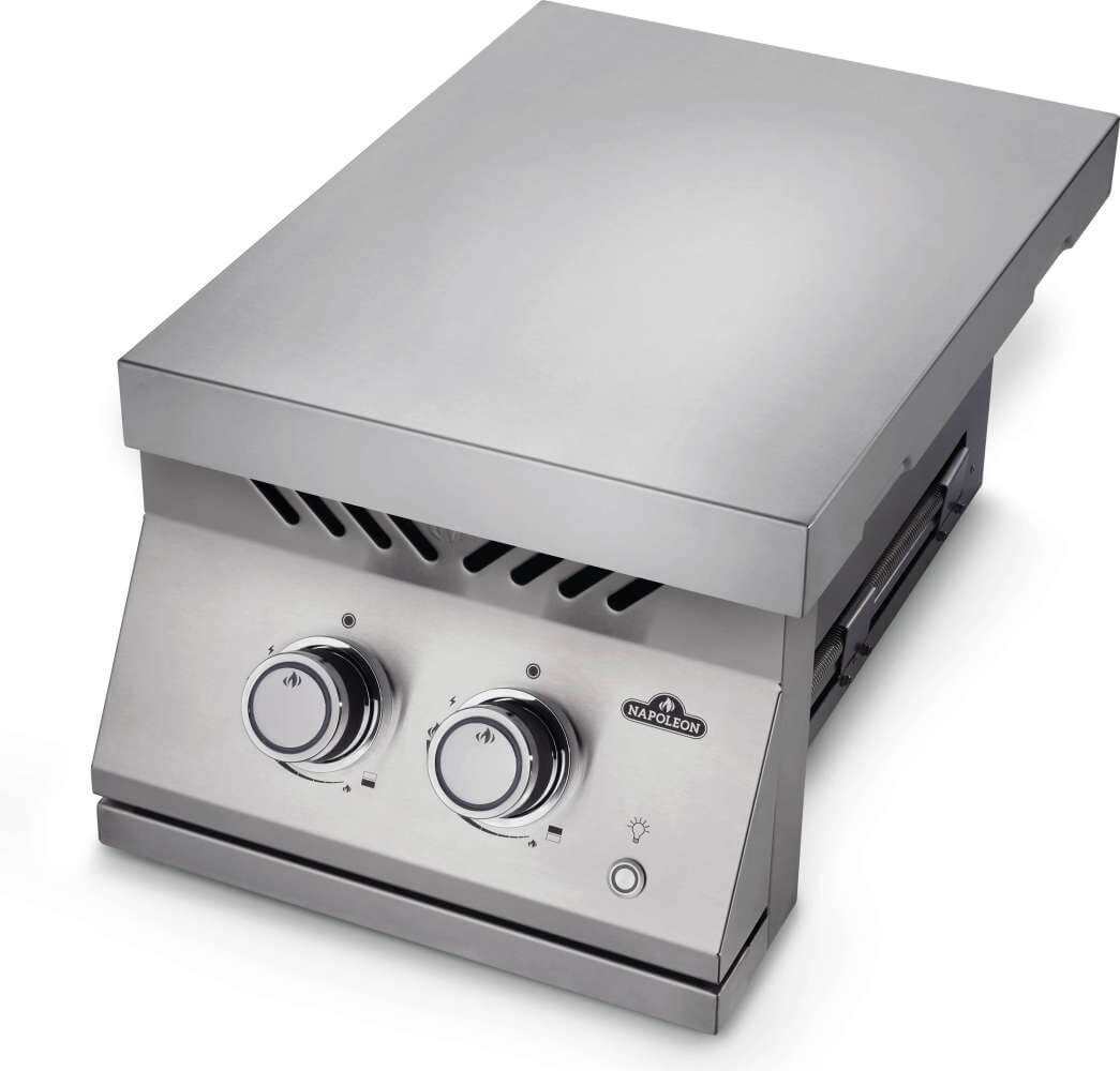 NAPOLEON BBQ BIB12RTNSS Built-in 700 Series Inline Dual Range Top Burner With Stainless STE...