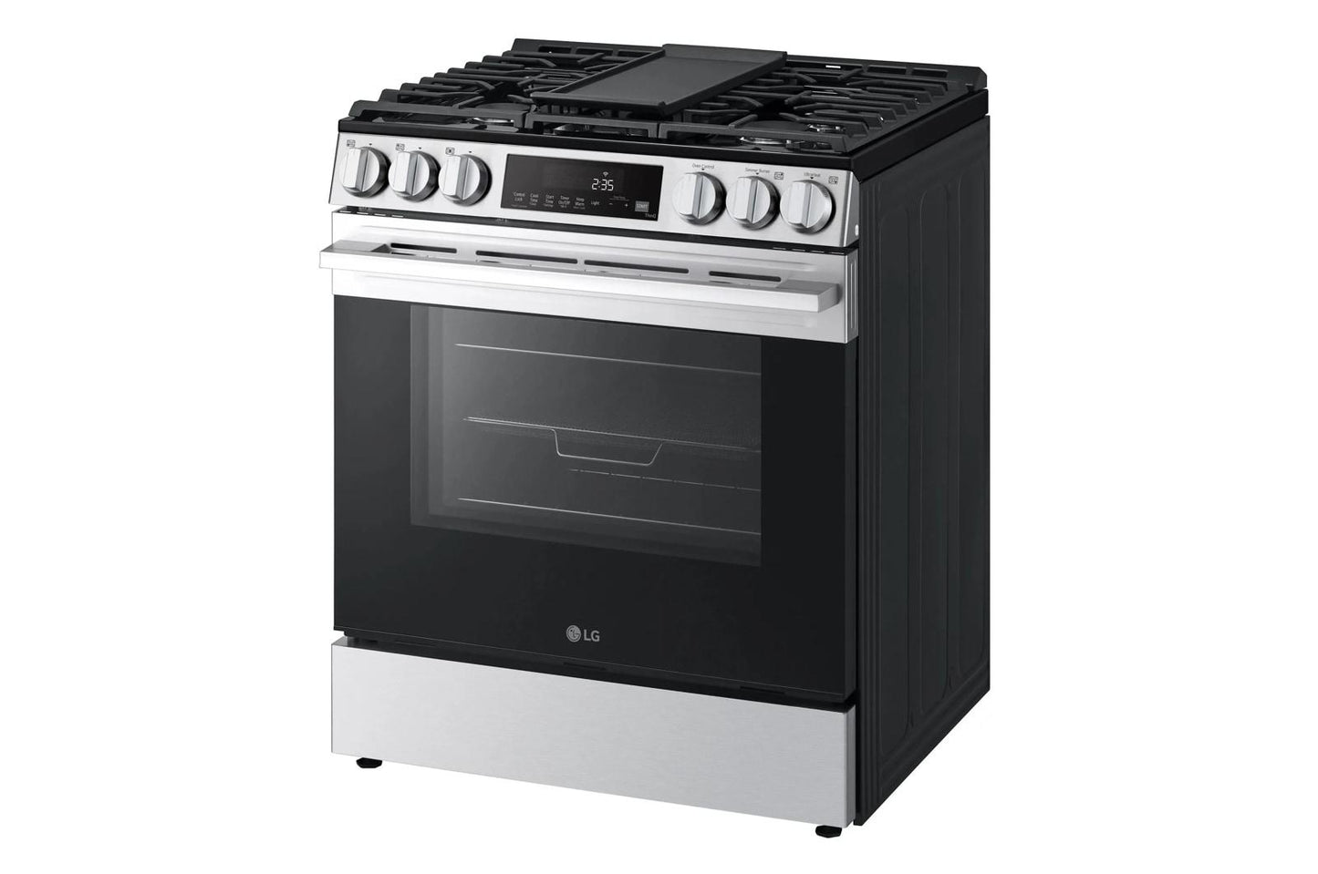 LG LSGL5833X 5.8 Cu. Ft. Smart Gas Slide-in Range With Convection, Air Fry and E...