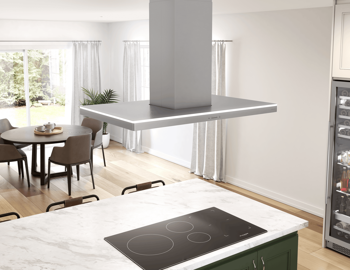 ZEPHYR ZLCM90CS Zephyr 36"" Luce Island