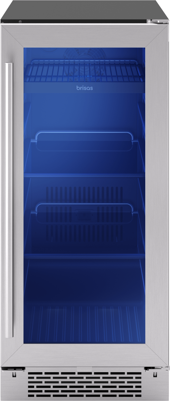 ZEPHYR BBV15C01AG Zephyr Brisas Bev Cooler, 15in Uc, Ss+gls, Rvs, 1z