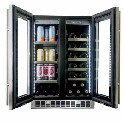 SILHOUETTE SPRBC047D1SS Silhouette Lorraine 24"" French Door Beverage Center