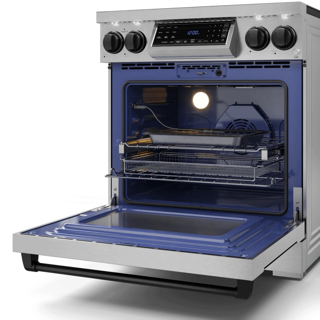 THOR KITCHEN RSE30BLK 30 Inch Professional Electric Range With Tilt Panel Touch Control I...