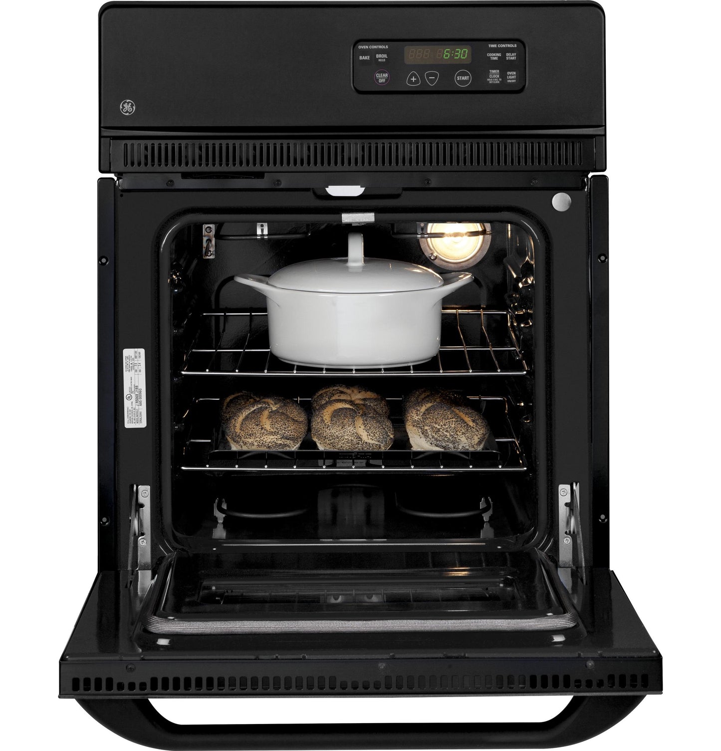GE APPLIANCES JRS06SKSS GE Appliances 24"" Electric Single Standard Clean Wall Oven