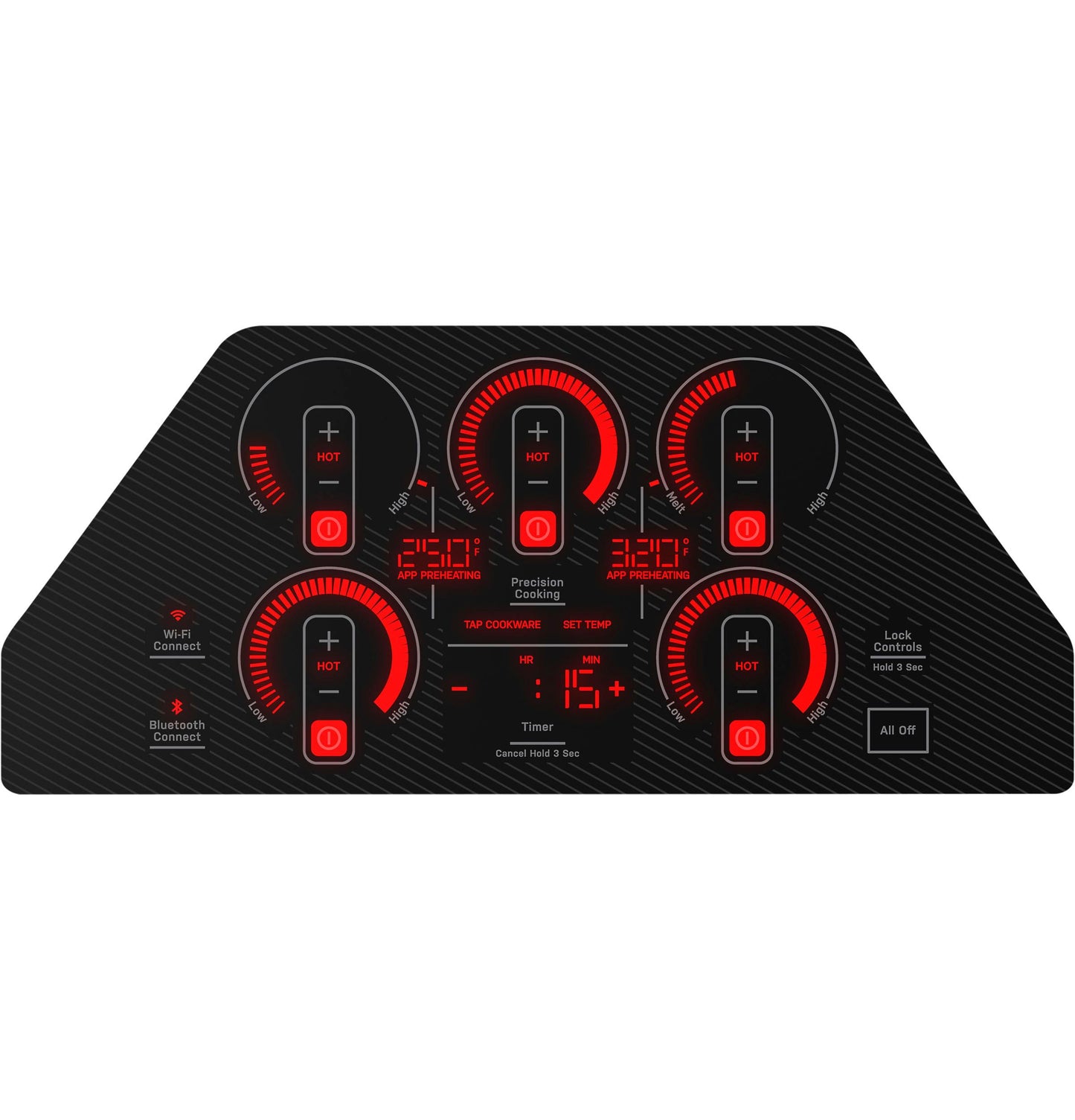 GE APPLIANCES PHP7036DTBB GE Profile 36"" Built-in Touch Control Induction Cooktop