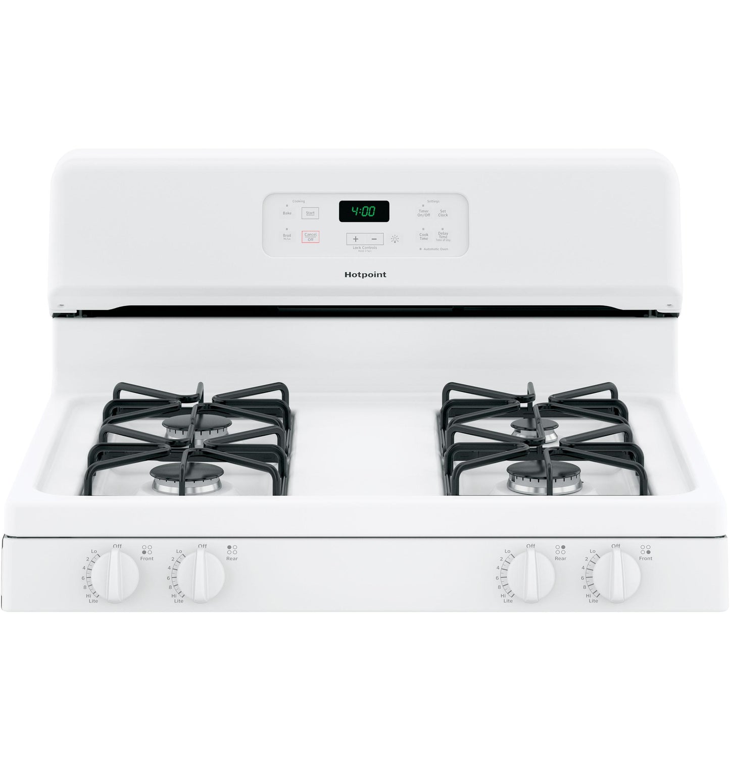 HOTPOINT RGBS400DMWW Hotpoint 30"" Free-standing Standard Clean Gas Range