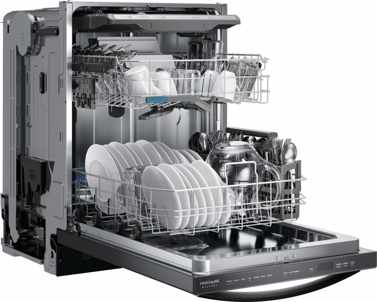 FRIGIDAIRE GDSH4715AD Frigidaire Gallery 24"" Stainless Steel Tub Built-in Dishwasher WITH...