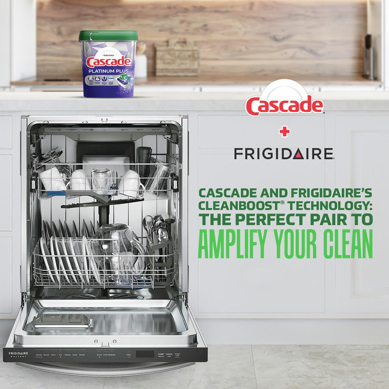 FRIGIDAIRE GDSH4715AF Frigidaire Gallery 24"" Stainless Steel Tub Built-in Dishwasher WITH...
