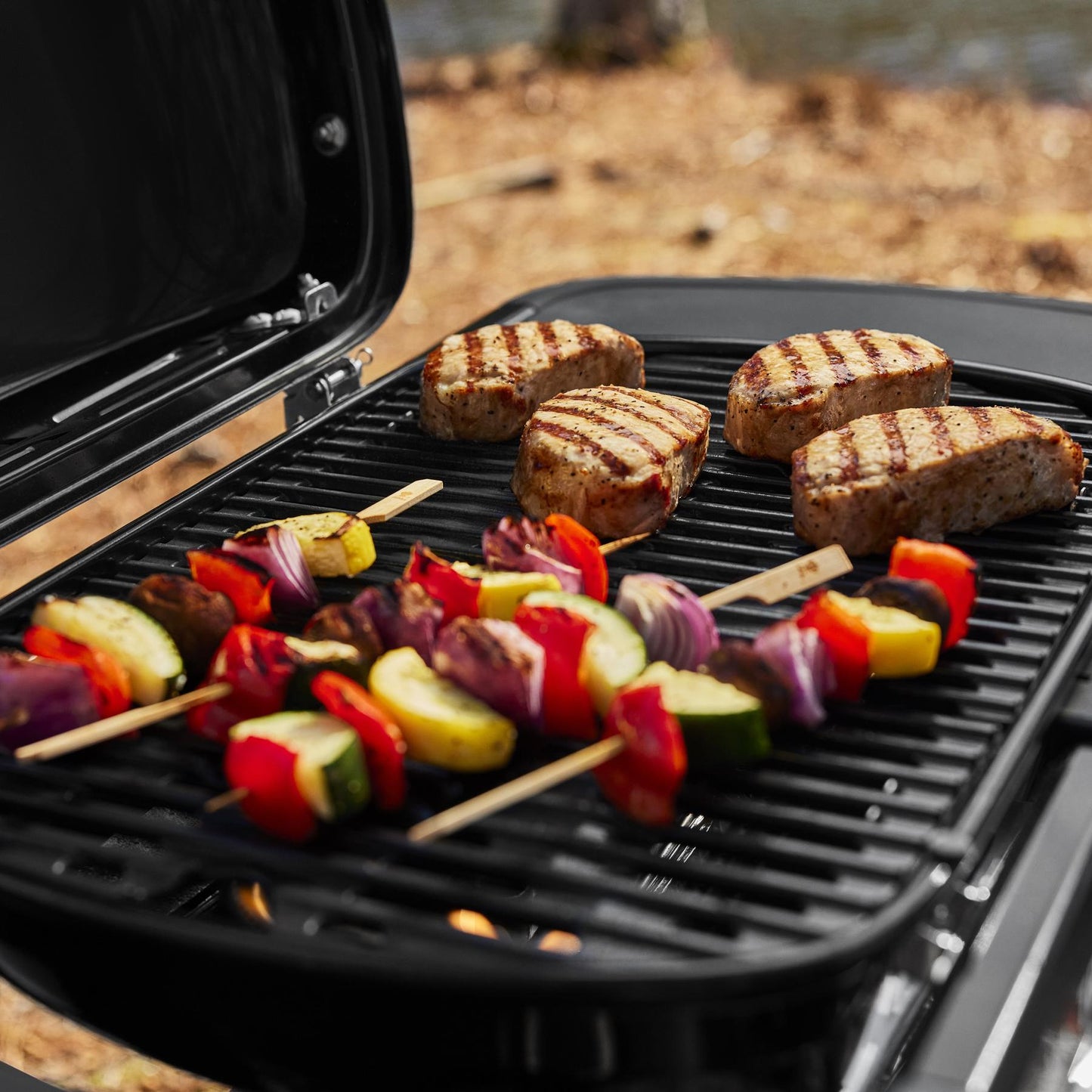 WEBER 1500460 Weber Traveler Compact Portable Gas Grill - Black