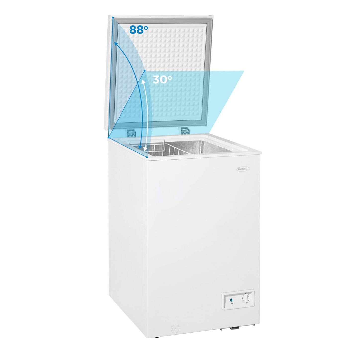 DANBY DCF035A6WM Danby 3.5 CU.FT Square Model Chest Freezer Doe