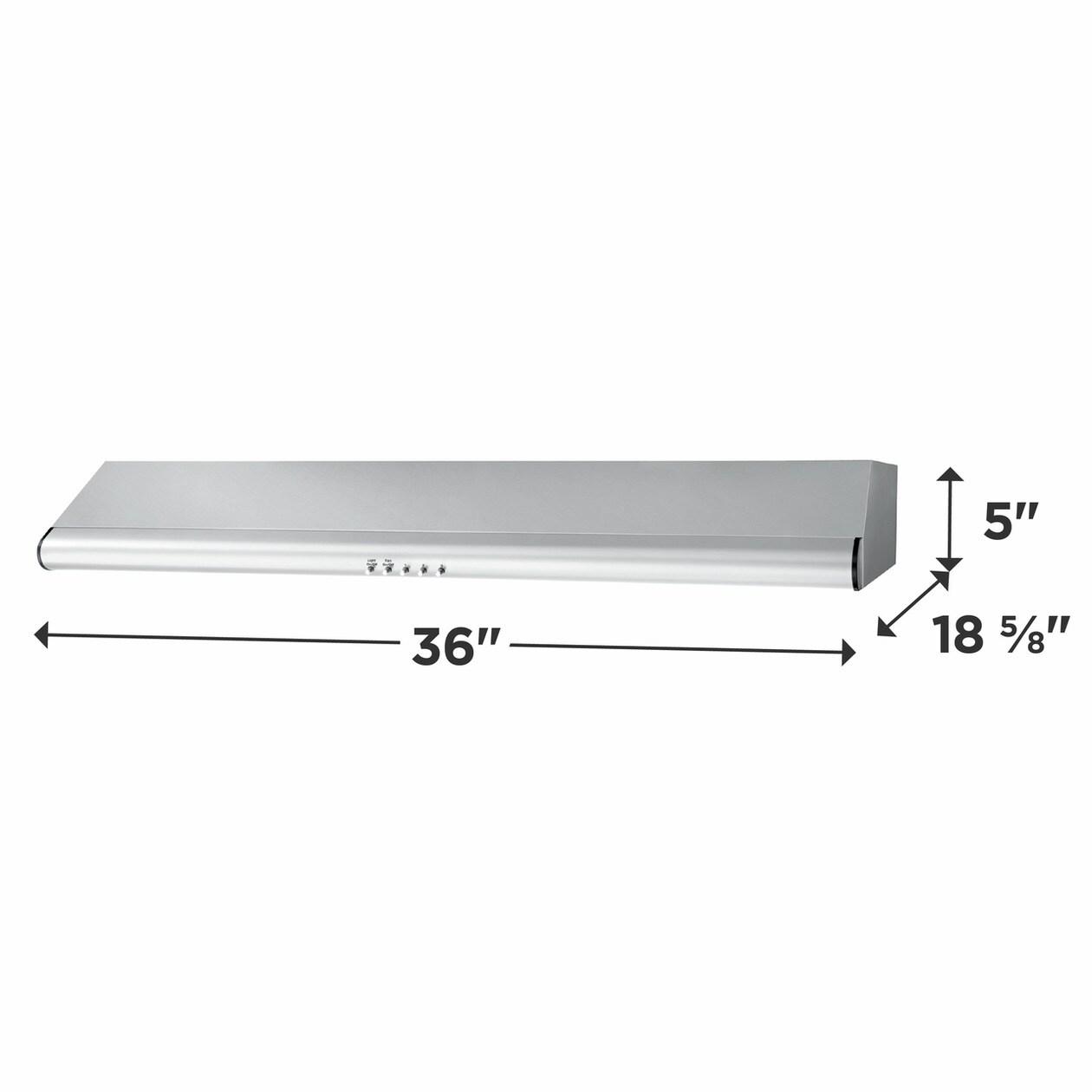 FRIGIDAIRE FHWC3640MS Frigidaire 36"" Overhead Range Hood