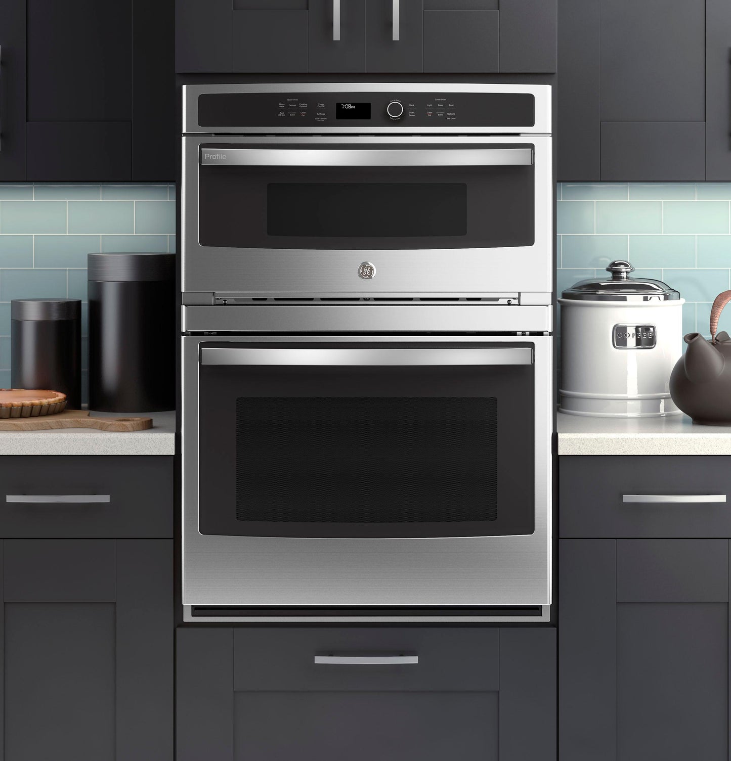 GE APPLIANCES PT7800SHSS GE Profile Series 30"" Built-in Combination Convection MICROWAVE/CON...