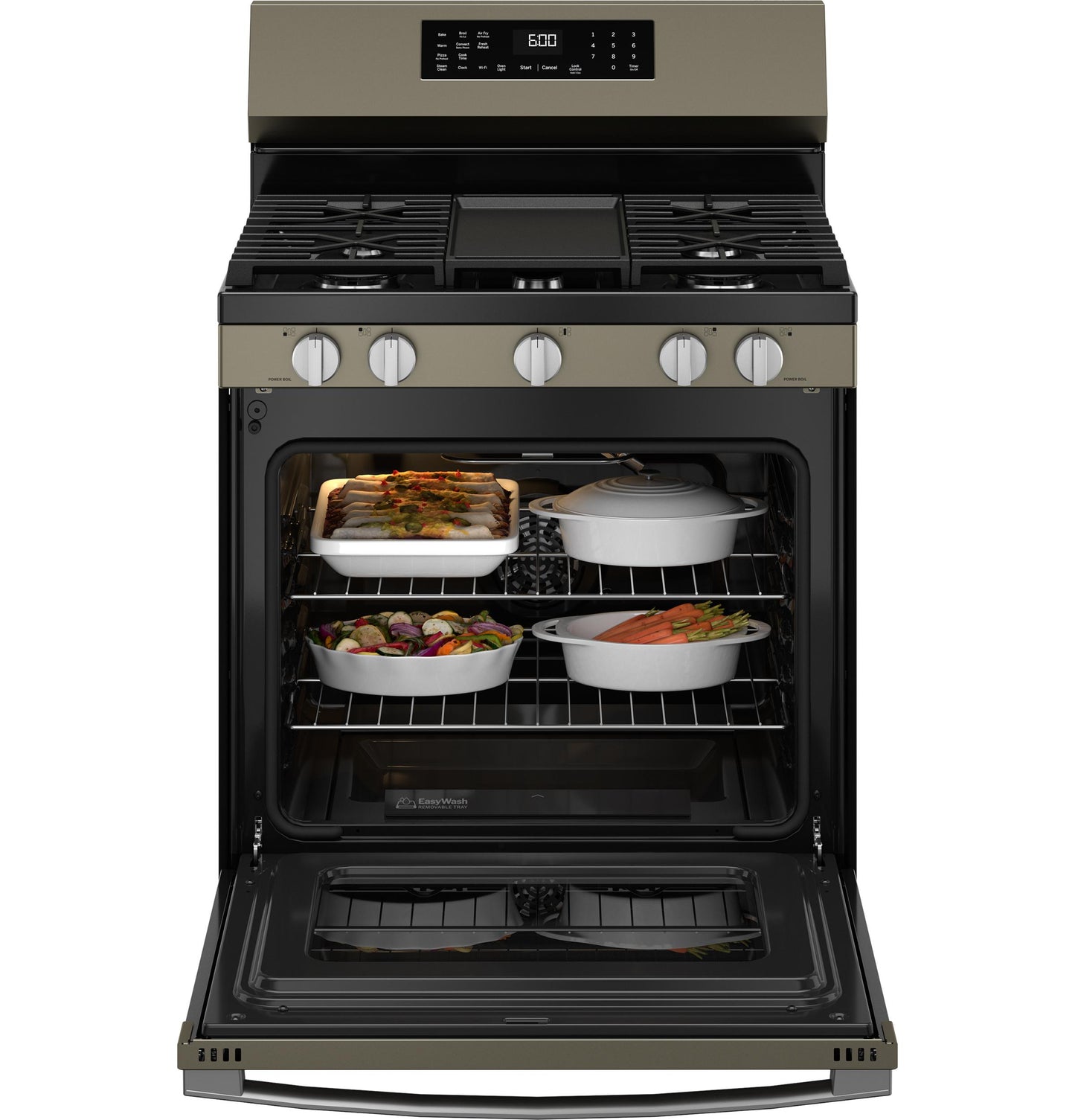 GE APPLIANCES GGF600AVES Ge 30"" Free-standing Gas Convection Range With No Preheat Air FR...