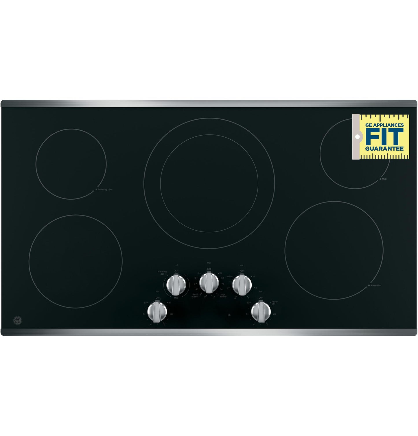 GE APPLIANCES JP3036SLSS Ge 36"" Built-in Knob Control Electric Cooktop