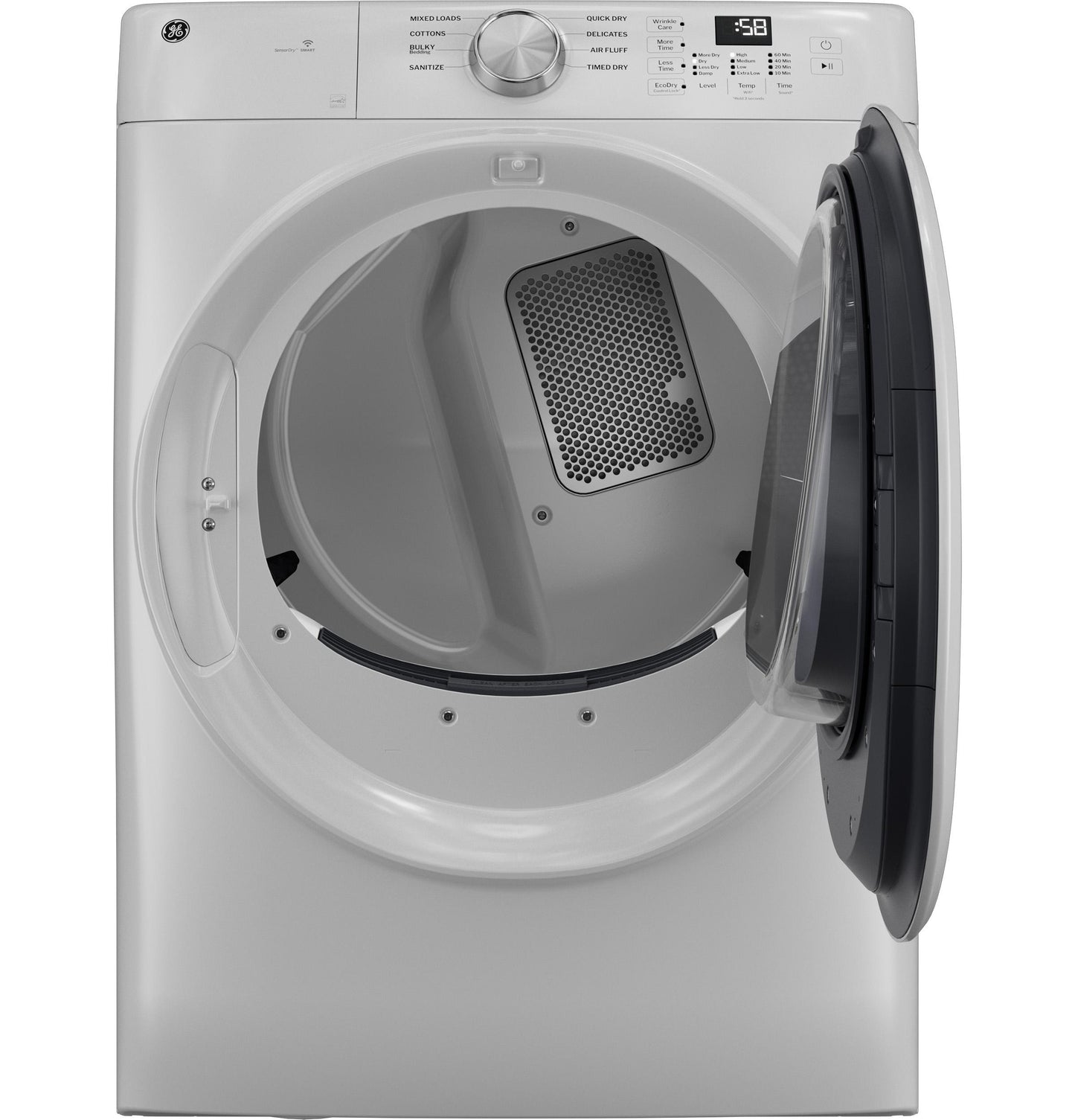 GE APPLIANCES GFD35GSSYWW Ge Energy Star 7.8 Cu. Ft. Capacity Smart Front Load Gas Dryer