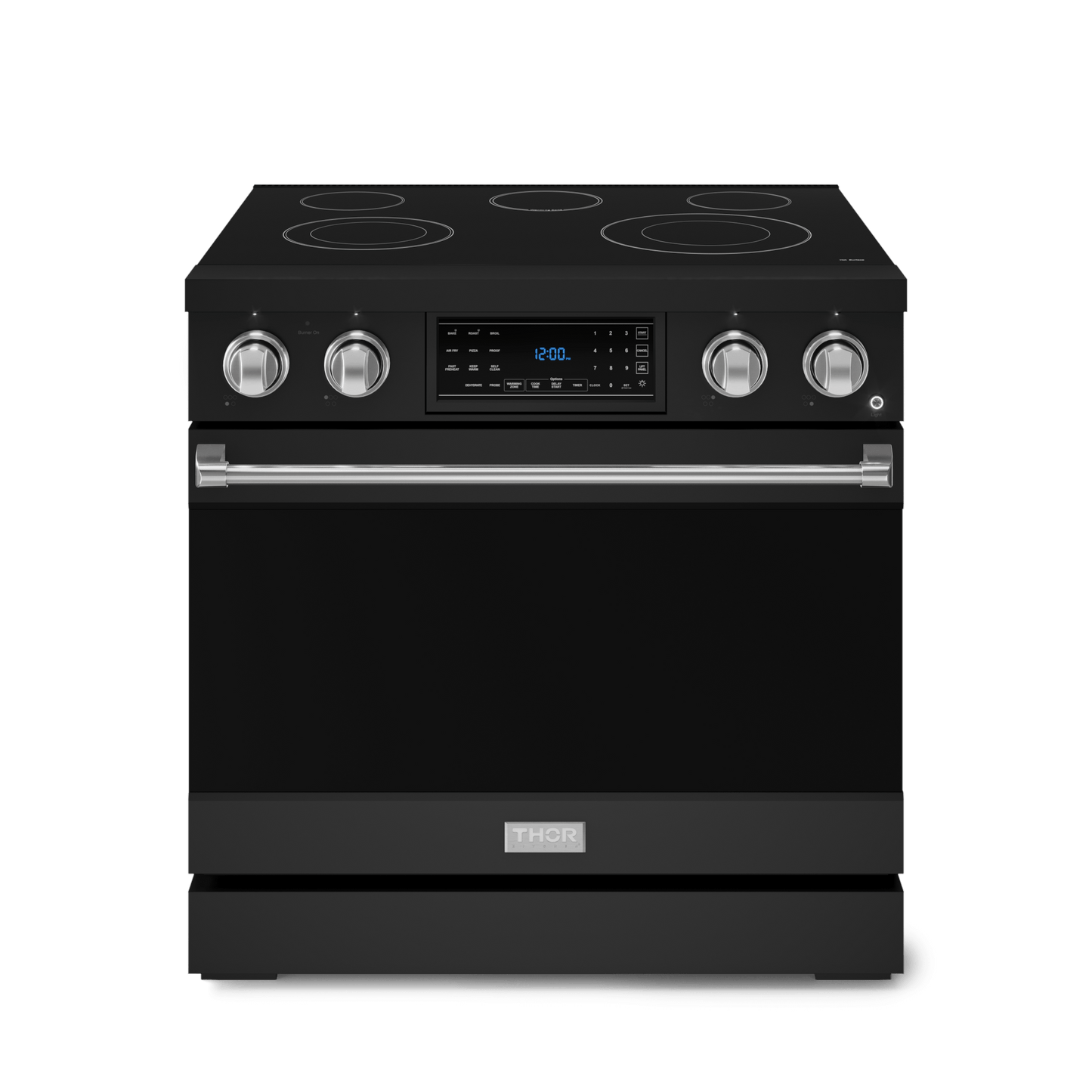 THOR KITCHEN RSE36BSS 36 Inch Professional Electric Range With Tilt Panel Touch Control I...