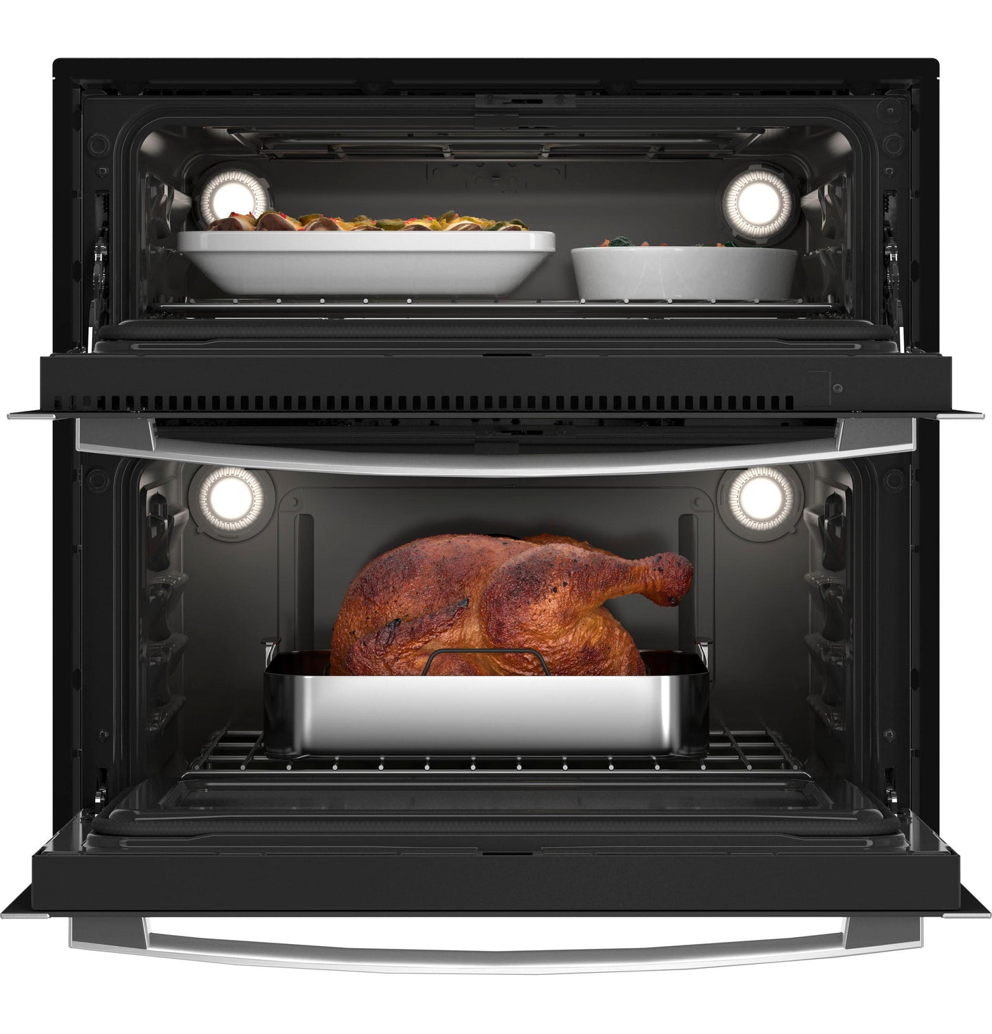 GE APPLIANCES PTS9200SNSS GE Profile 30"" Smart Built-in Twin Flex Convection Wall Oven