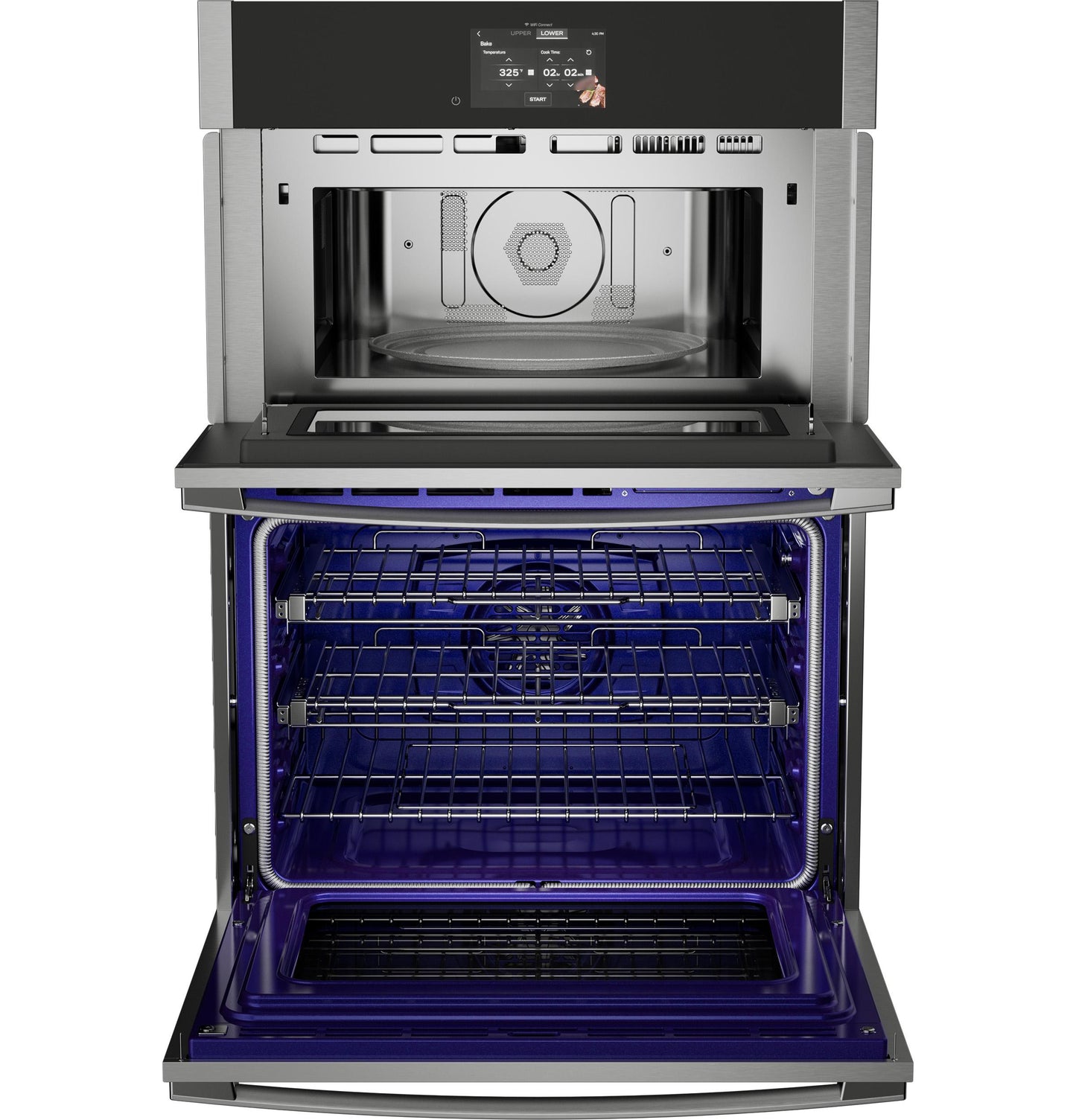 GE APPLIANCES PT9900SWSS GE Profile 30 In. Combination Double Wall Oven With Convection, ...