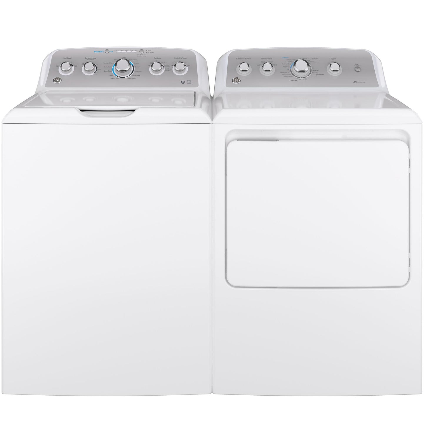 GE APPLIANCES GTD45GASJWS Ge 7.2 Cu. Ft. Capacity Aluminized Alloy Drum Gas Dryer With He ...