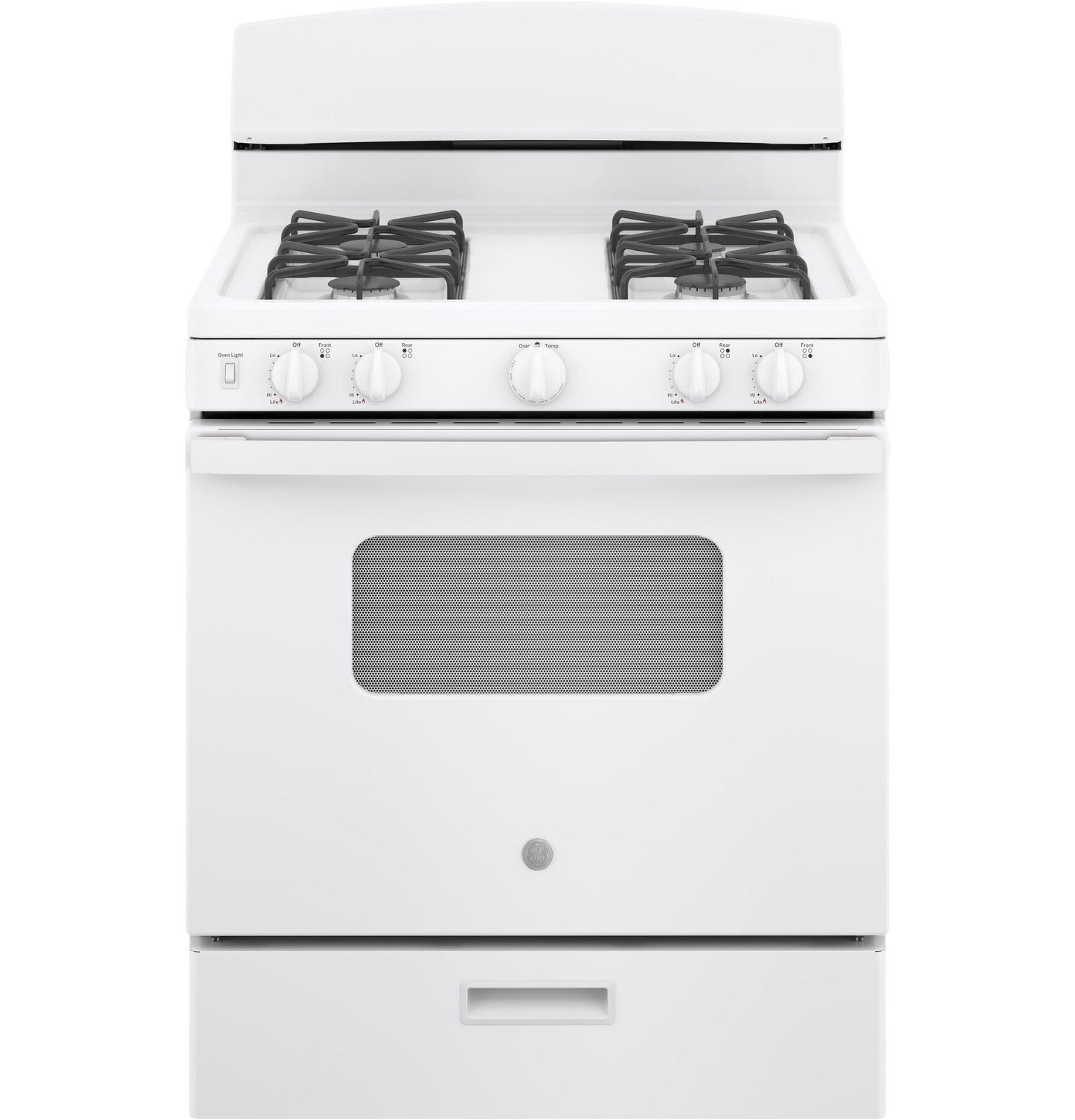 GE APPLIANCES JGBS10DEMWW Ge 30"" Free-standing Front Control Gas Range