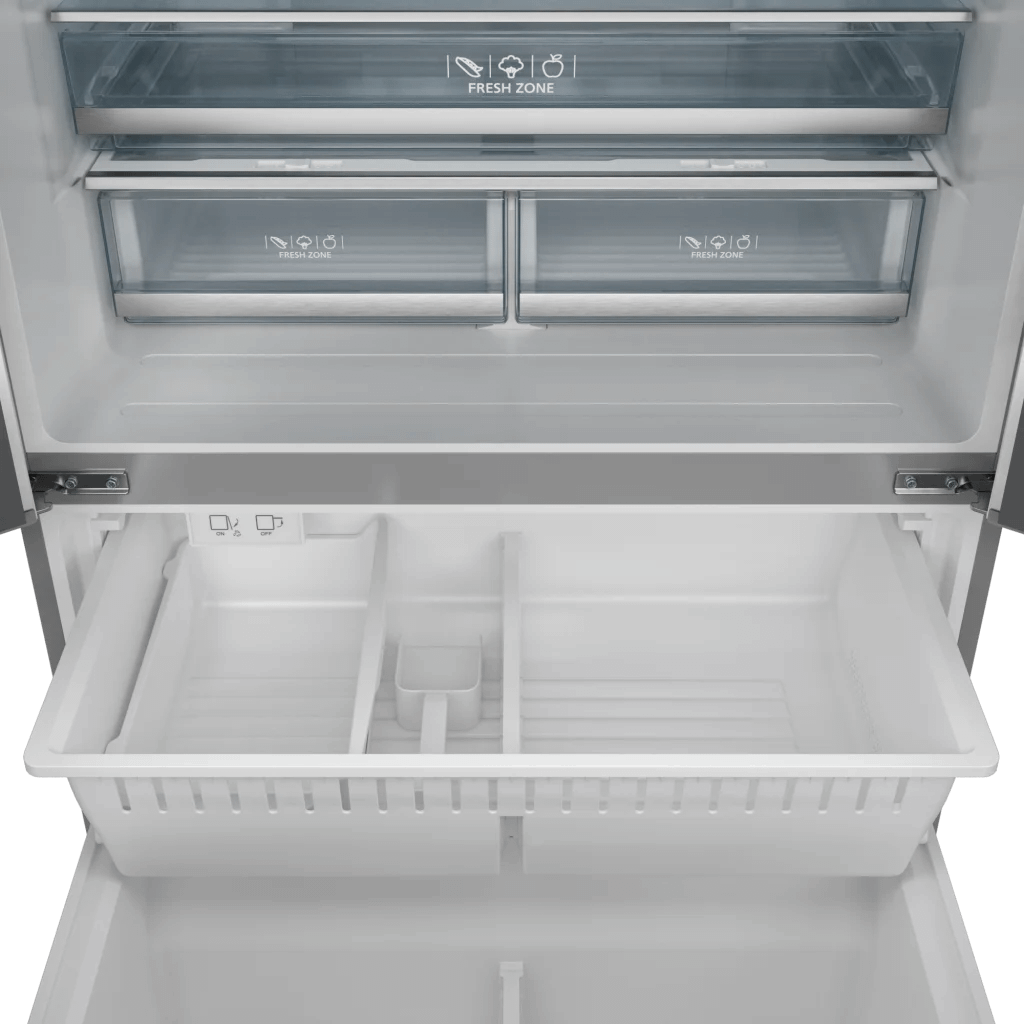 THOR KITCHEN RF3621CTD99BRZ 36 Inch 20.3 Cu Ft French Door Counter Depth Refrigerator With Ice ...