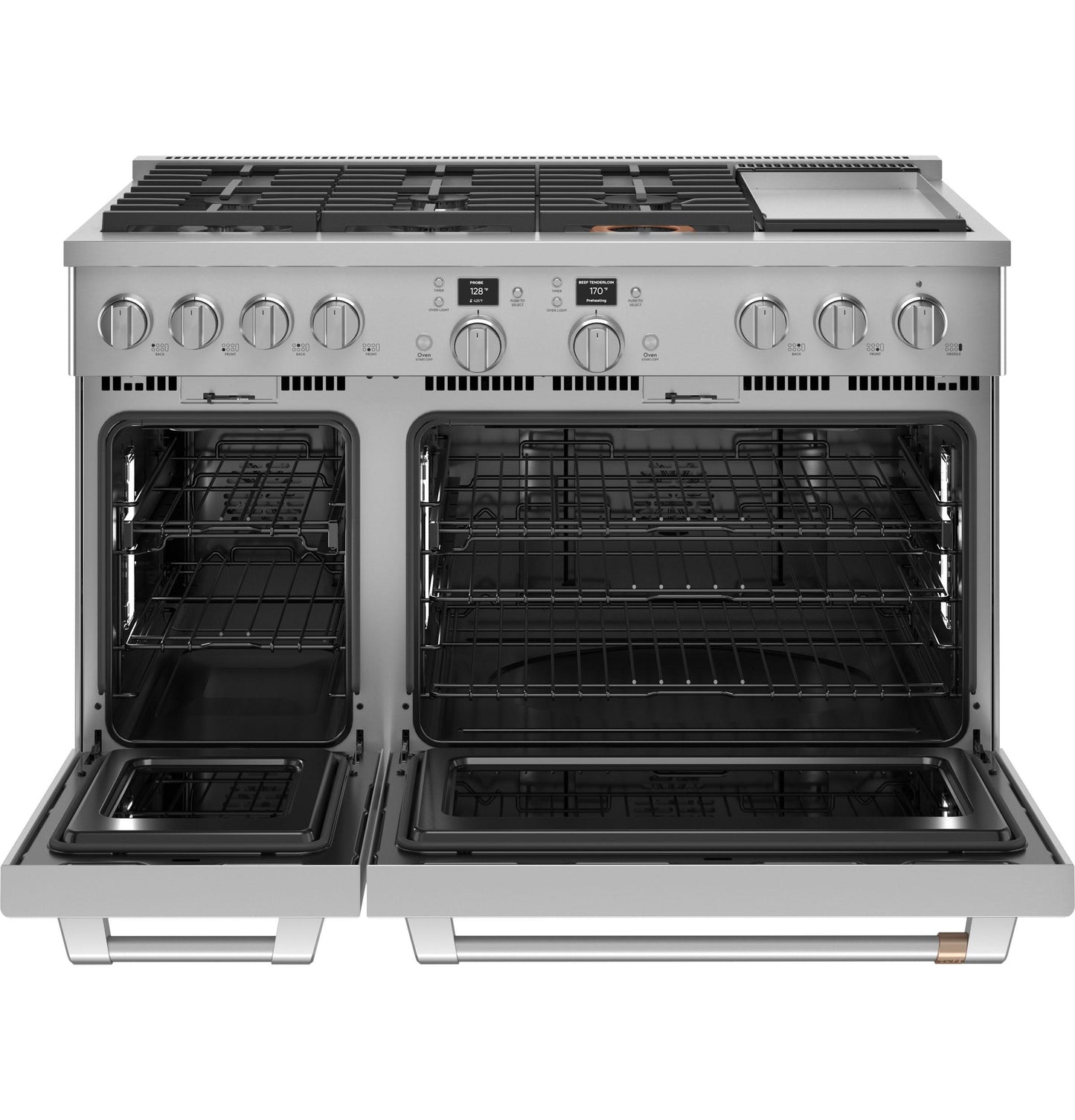 CAFE C2Y486P2TS1 Cafe 48"" Smart Dual-fuel Commercial-style Range With 6 BURNER...
