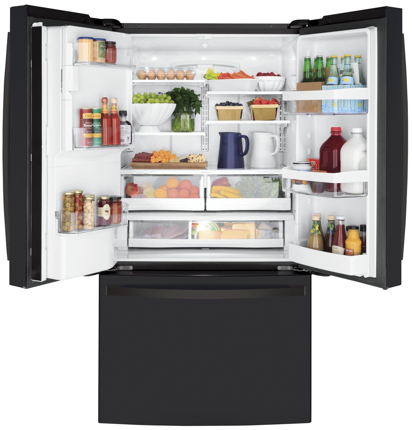 GE APPLIANCES GYE22GENDS Ge Energy Star 22.2 Cu. Ft. Counter-depth French-door REFRIGE...