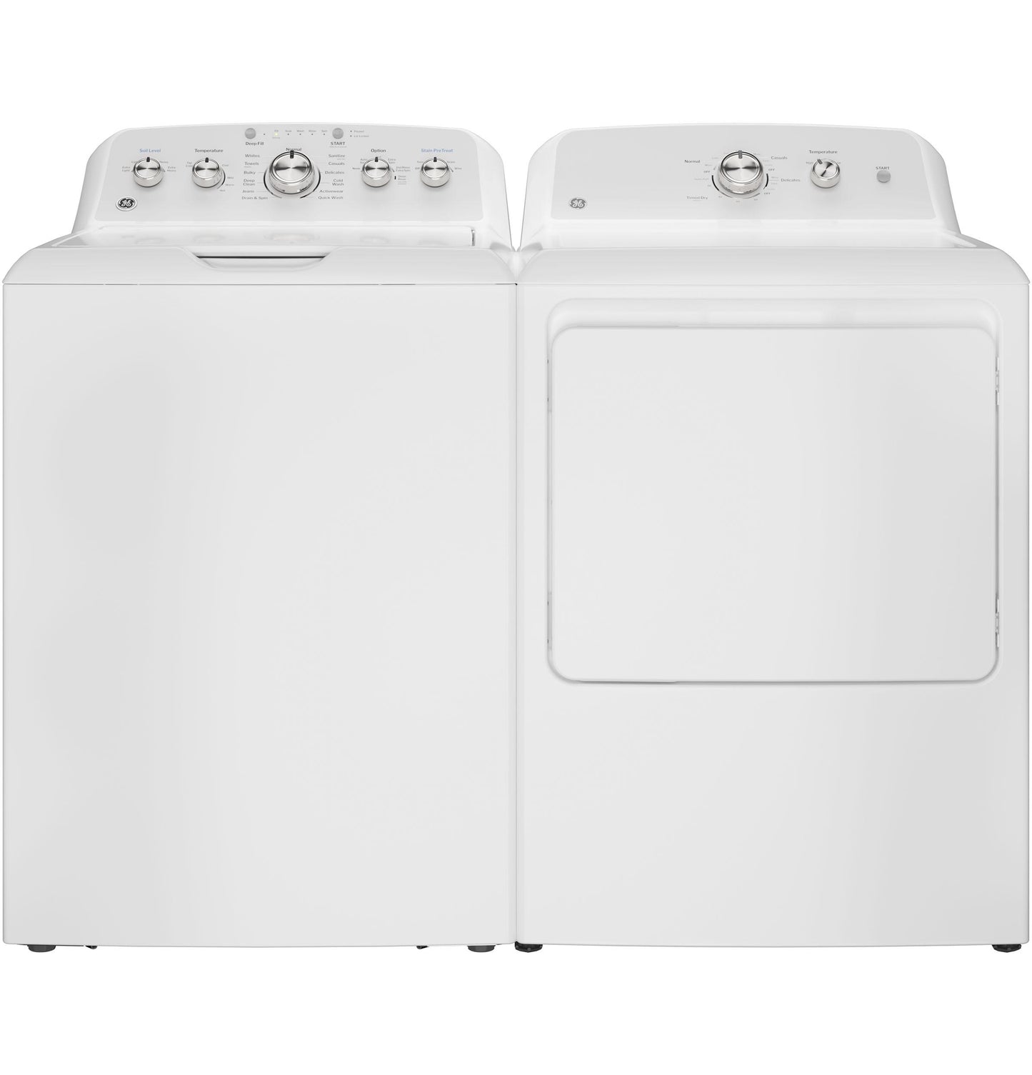 GE APPLIANCES GTX38GASWWS Ge 6.2 Cu. Ft. Capacity Gas dryer With Up To 120 Ft. VENT...