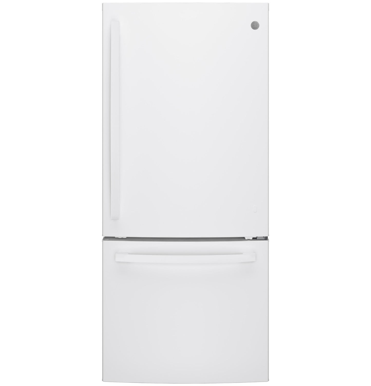GE APPLIANCES GDE21EGKWW Ge Series Energy Star 20.9 Cu. Ft. Bottom Freezer Refrigerator