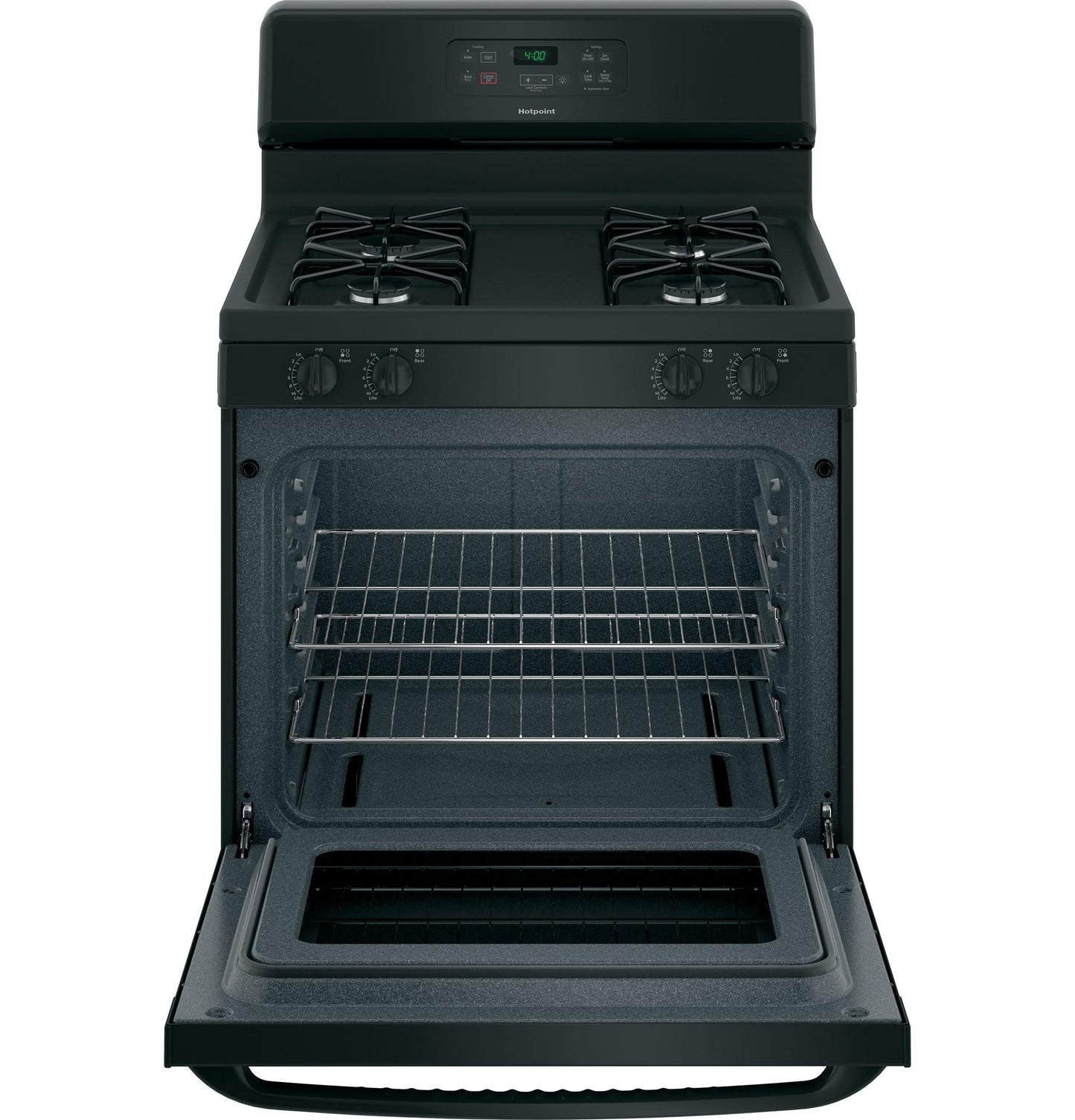 HOTPOINT RGBS400DMBB Hotpoint 30"" Free-standing Standard Clean Gas Range