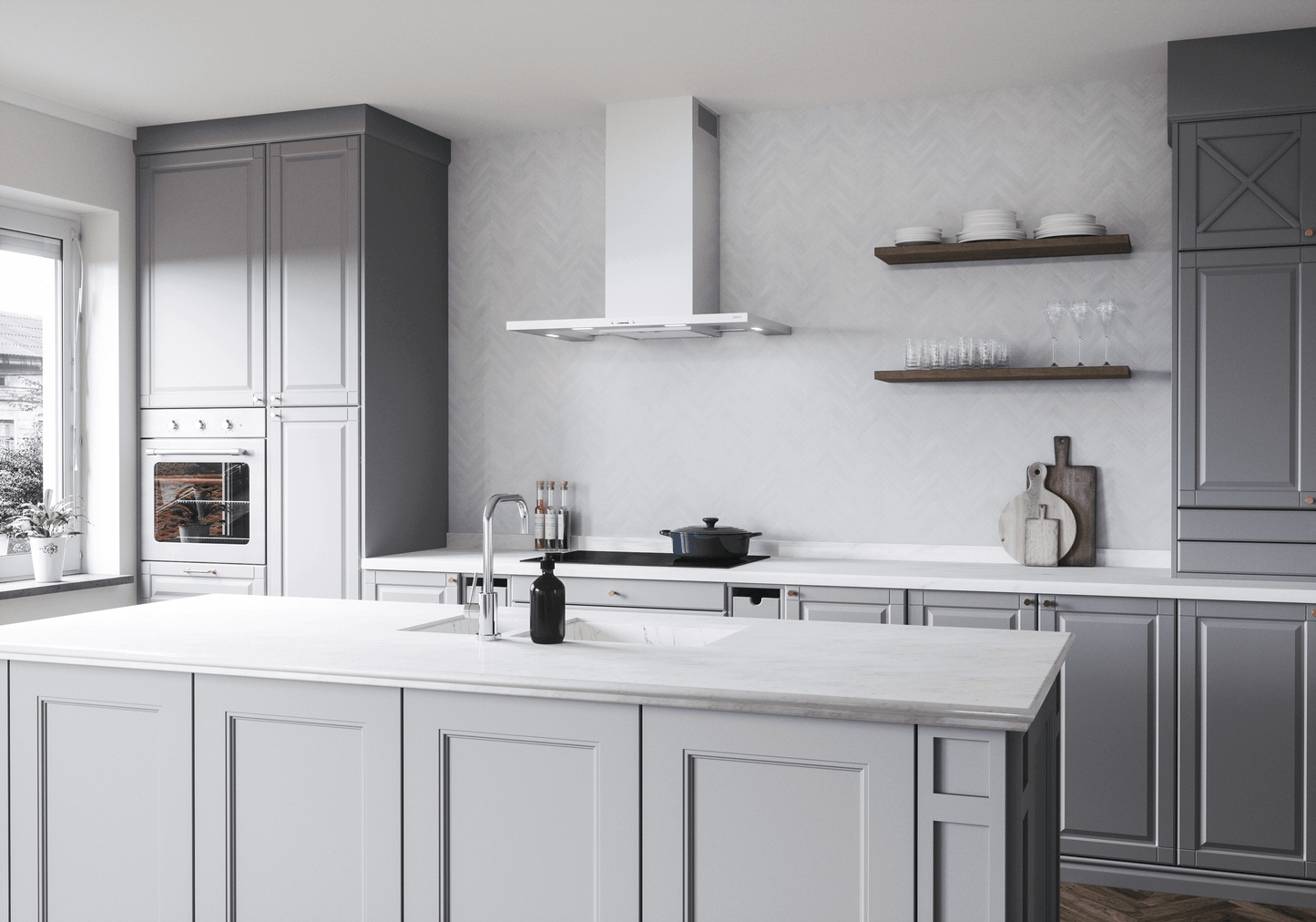 ZEPHYR ZMOE30BS Zephyr 30"" Modena Wall