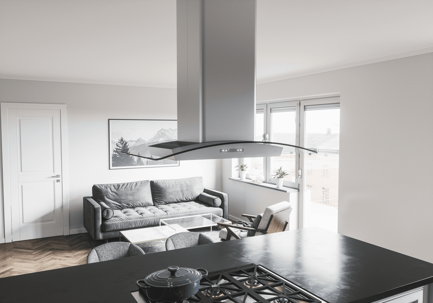 ZEPHYR ZMLM90CG Zephyr 36"" Milano Island
