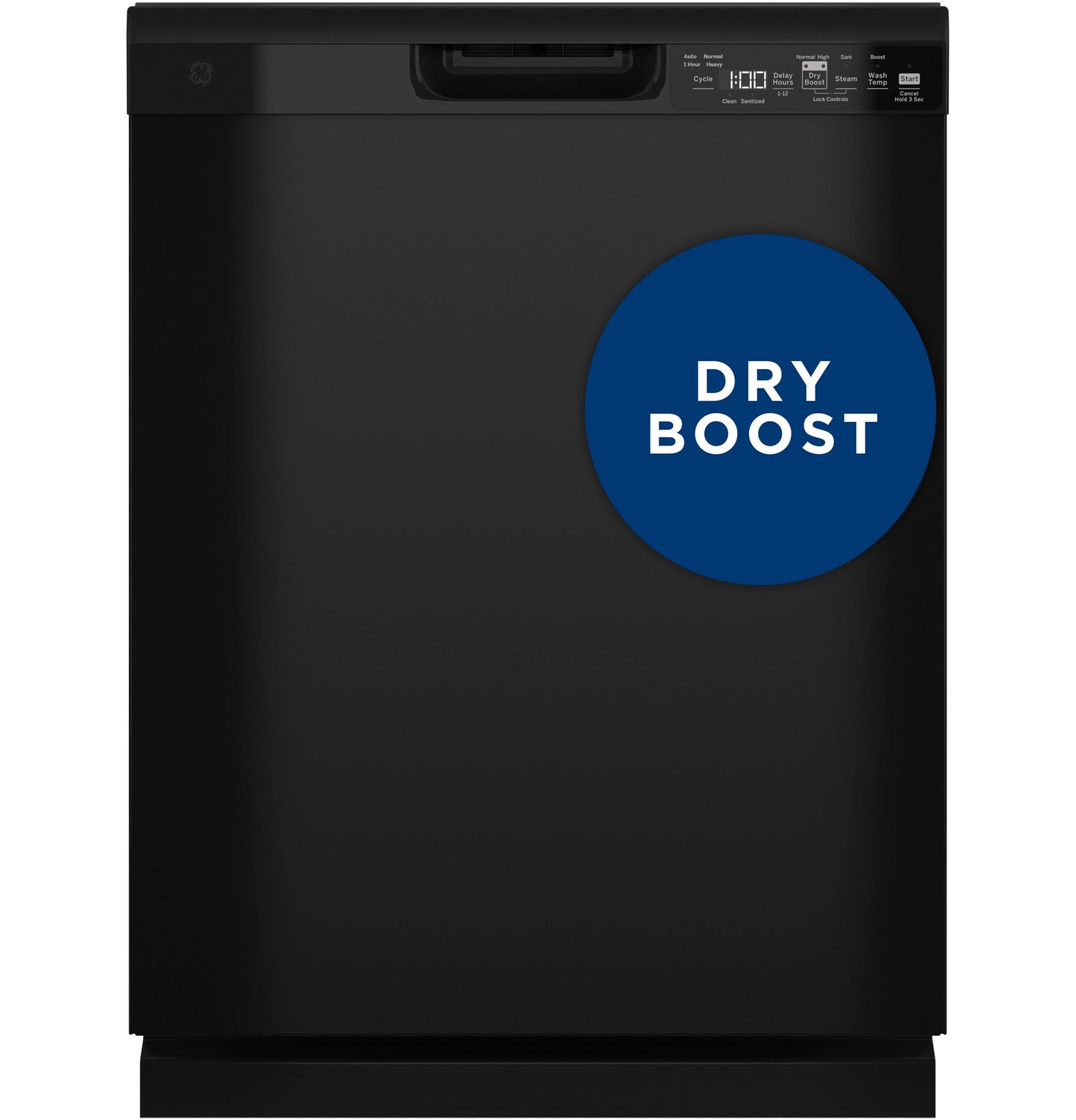 GE APPLIANCES GDF550PGRBB Ge Front Control With Plastic Interior Dishwasher With Sanitize ...
