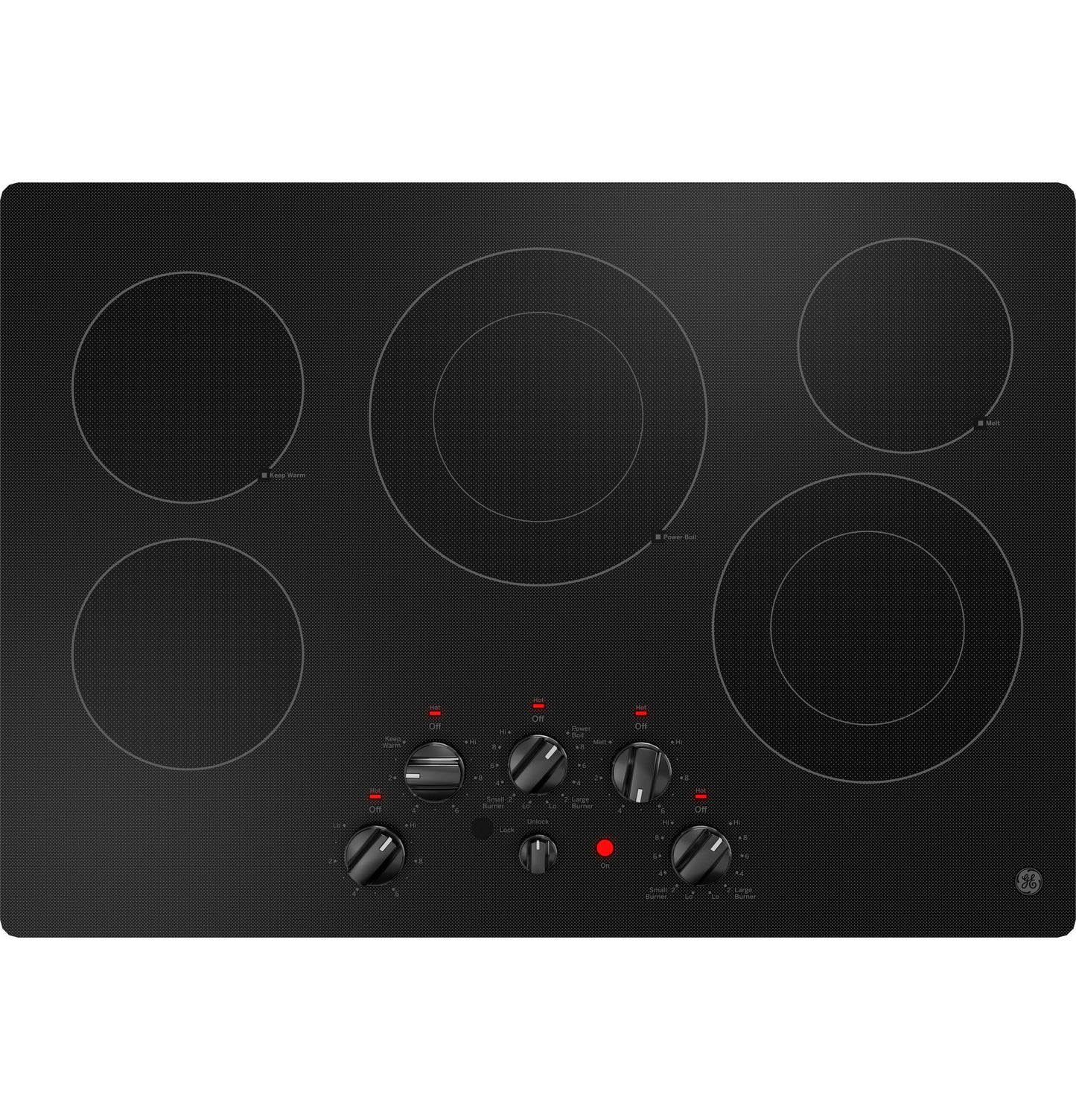 GE APPLIANCES JEP5030DTBB Ge 30"" Built-in Knob Control Electric Cooktop